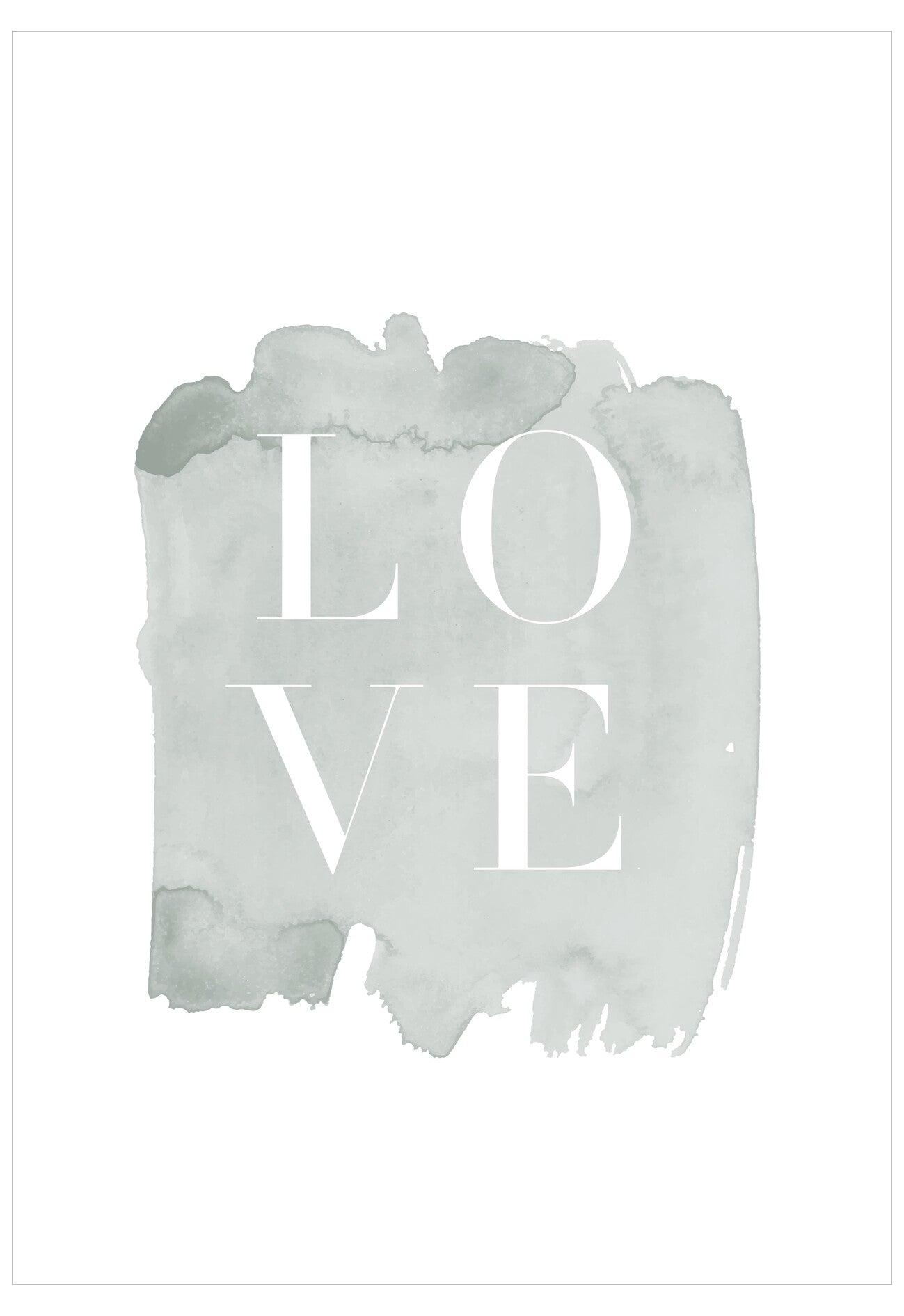 Green Love Poster