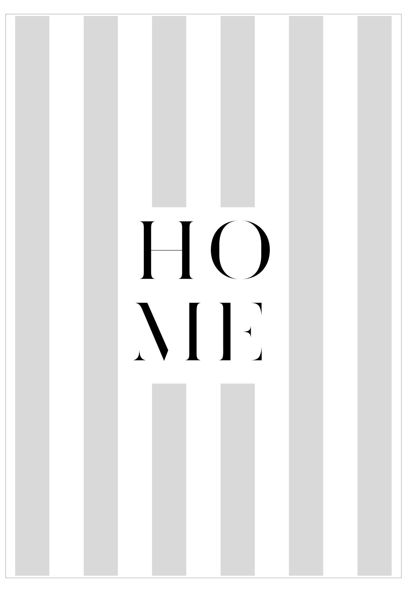 Striped pattern with 'HOME' text in the center
