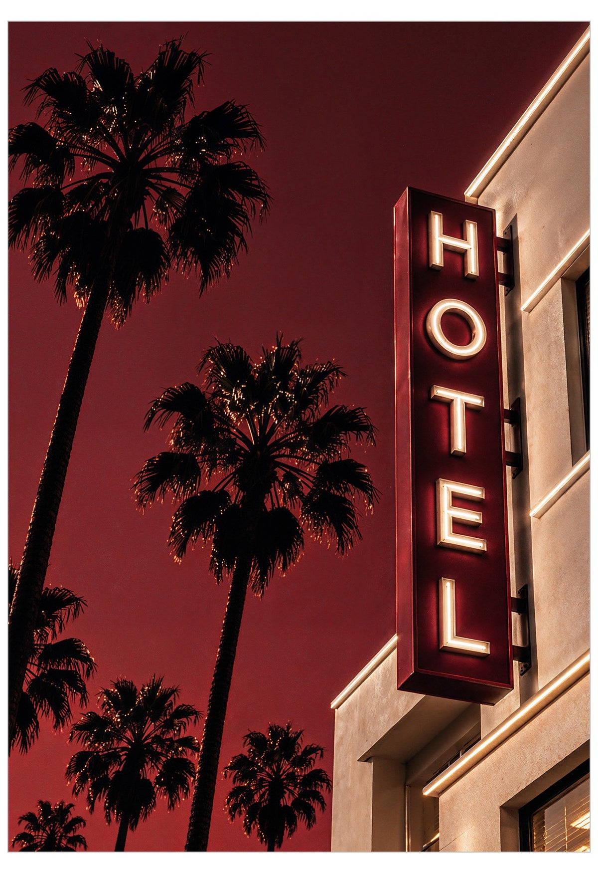 deep red hotel image