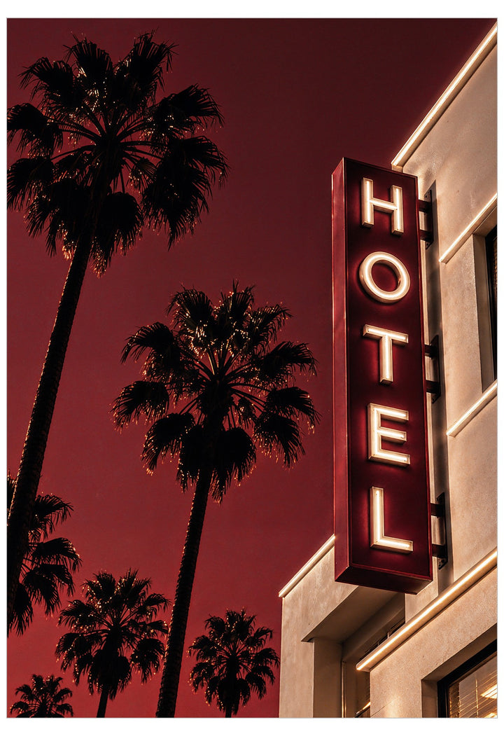 deep red hotel image