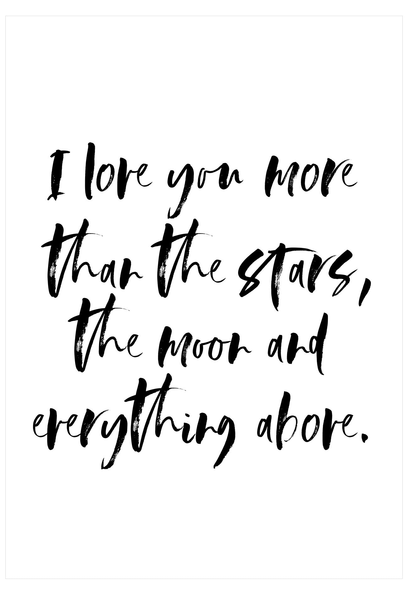 Black text on a white background with a romantic quote.