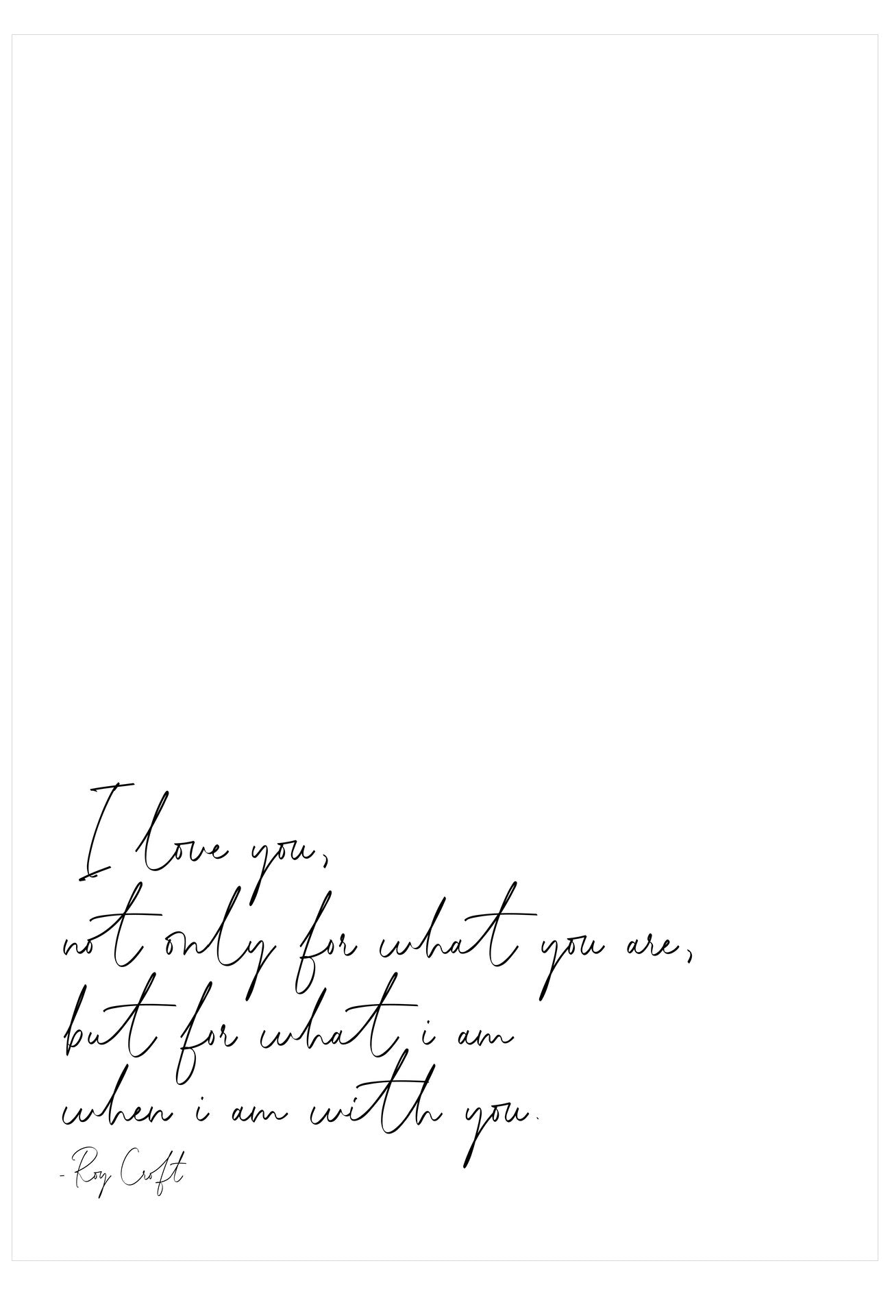Black text on a white background with a quote by Ralph Waldo Emerson.