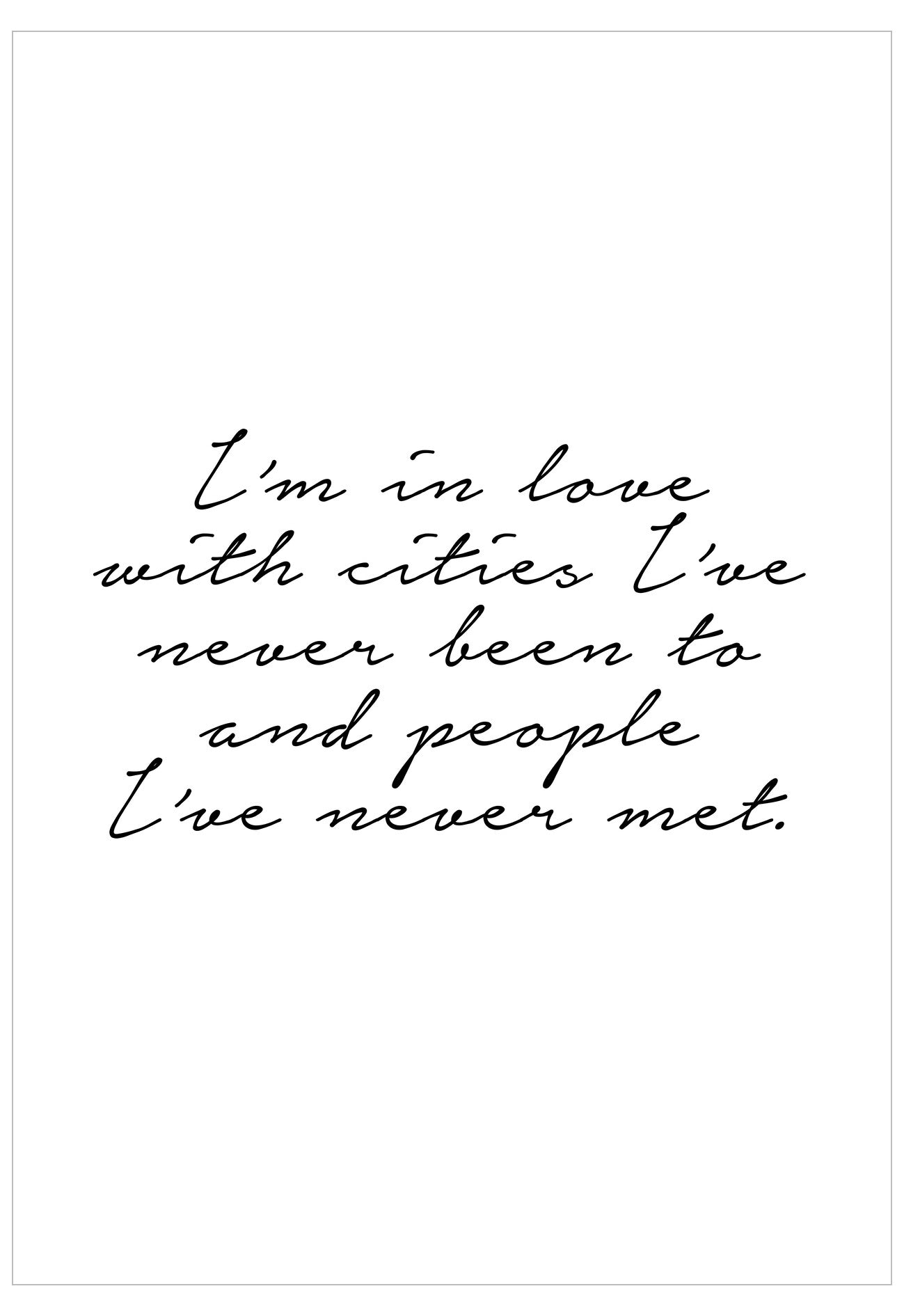 Black text on a white background with a quote about cities and people.