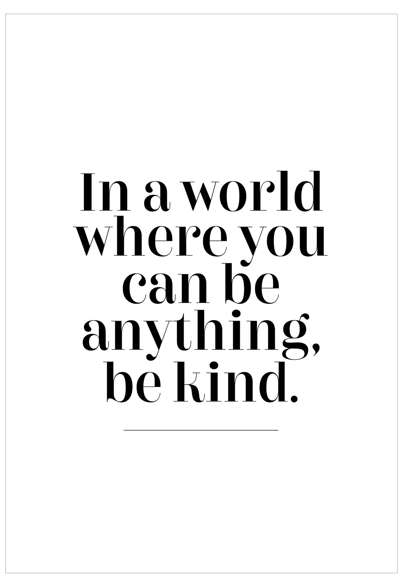 In A World Where You Can Be Anything Poster