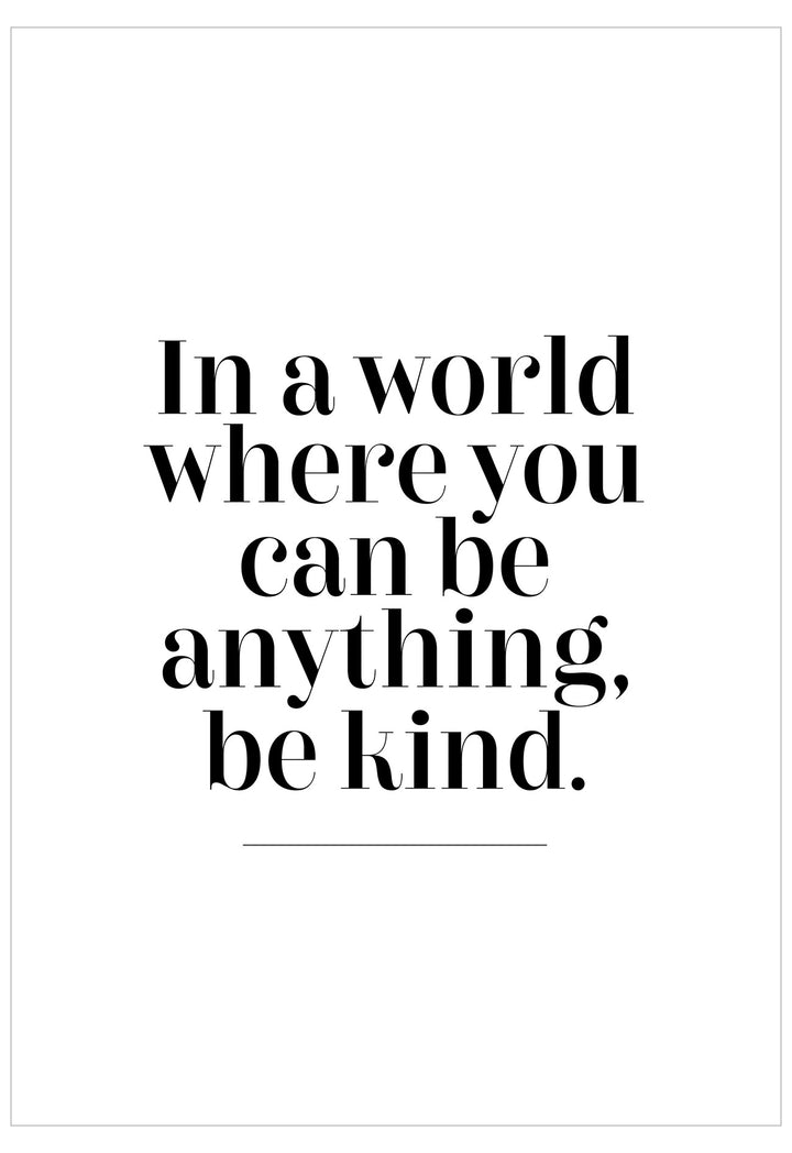 In A World Where You Can Be Anything Poster