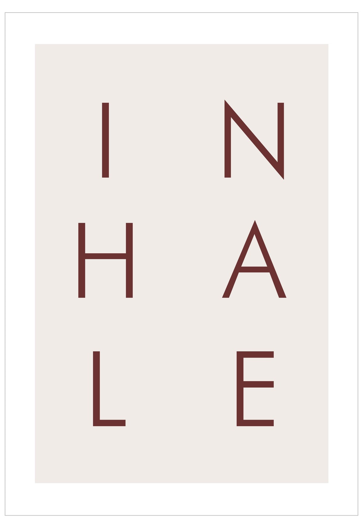 Inhale Poster