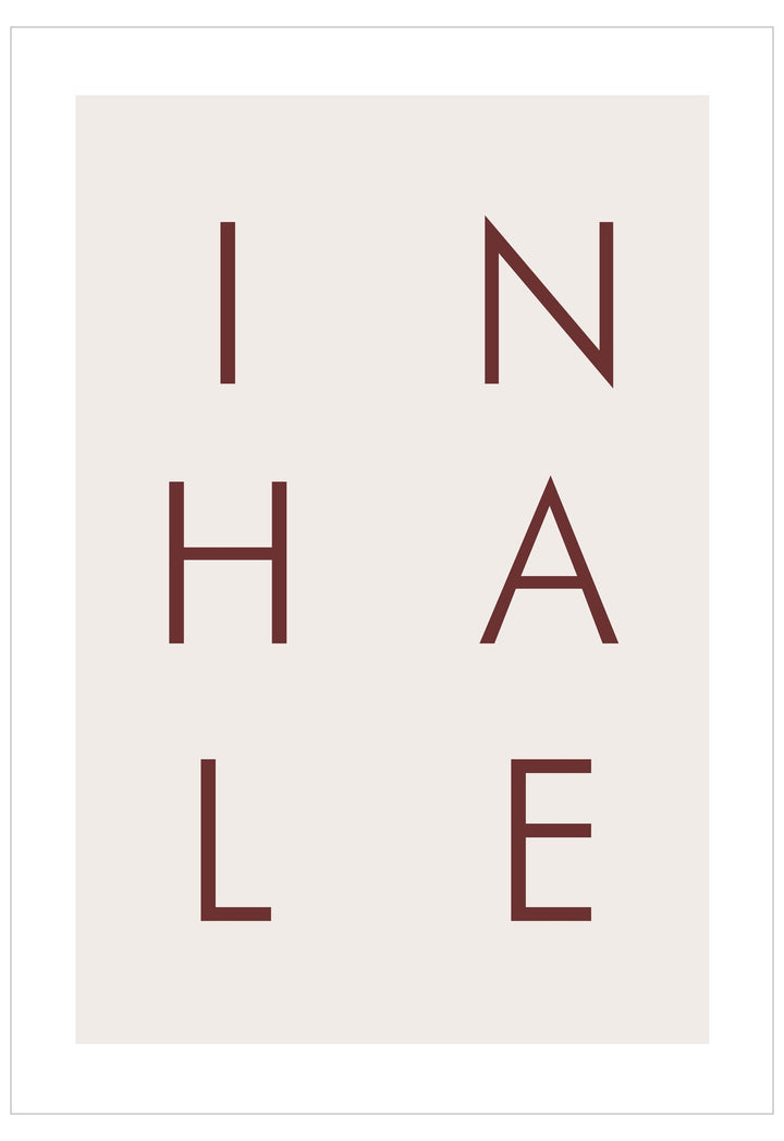 Inhale Poster