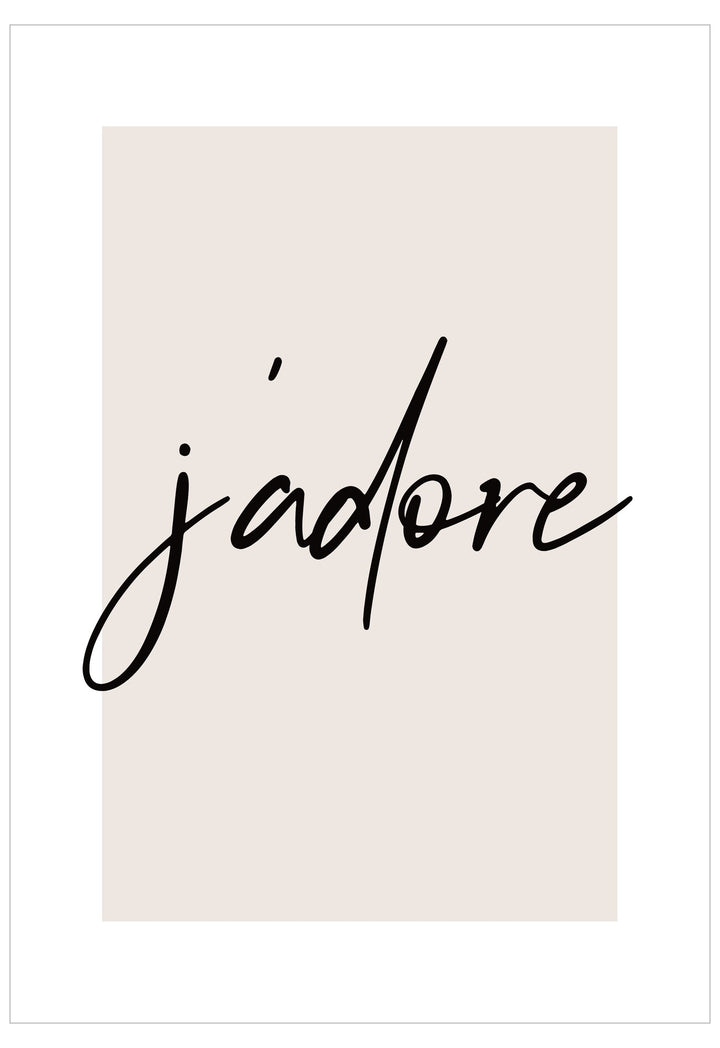 J'Adore Poster