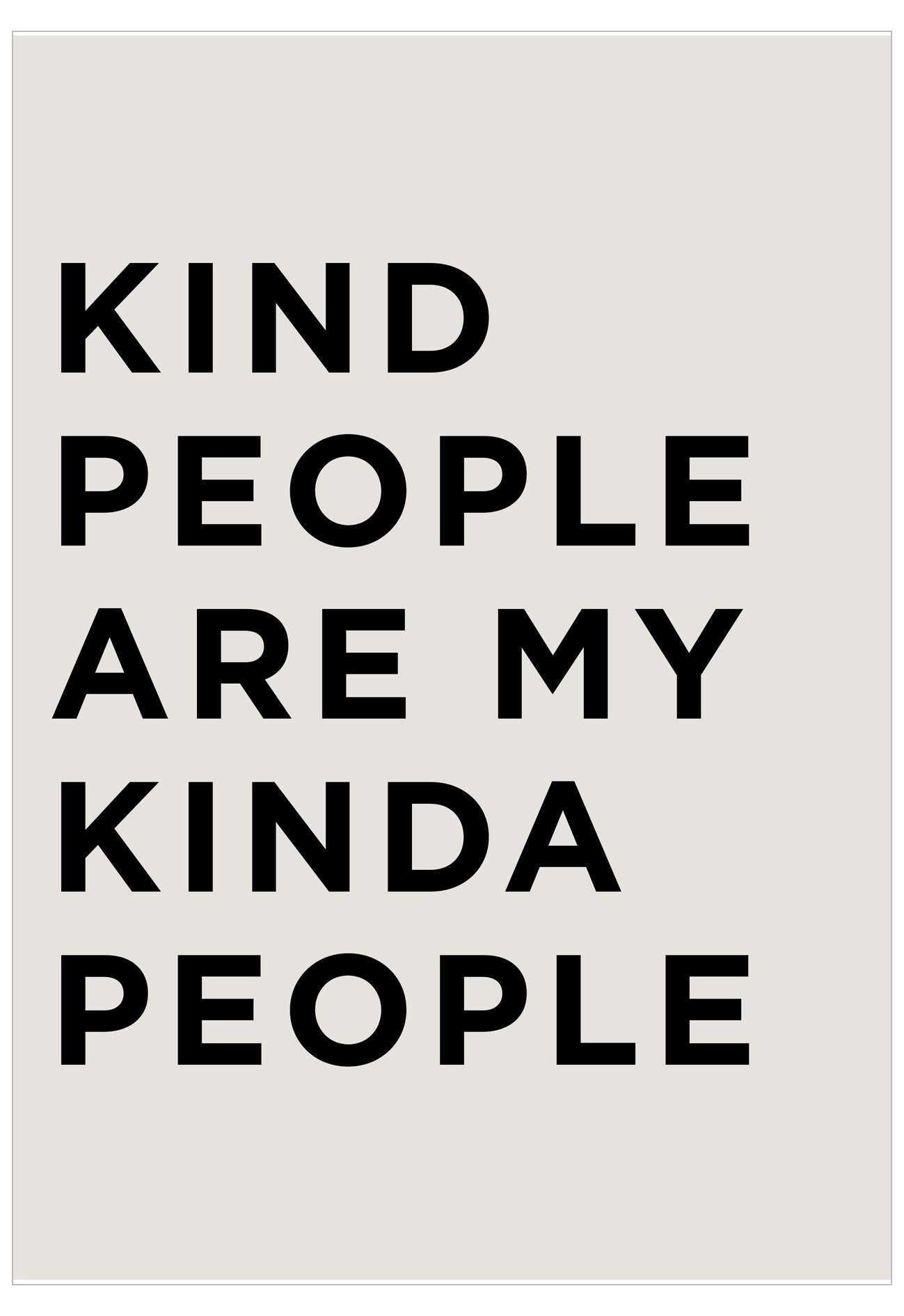Kind People Poster