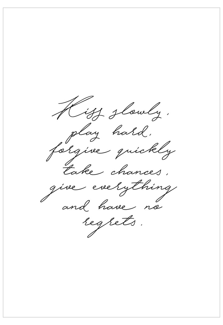 Kiss Slowly Poster