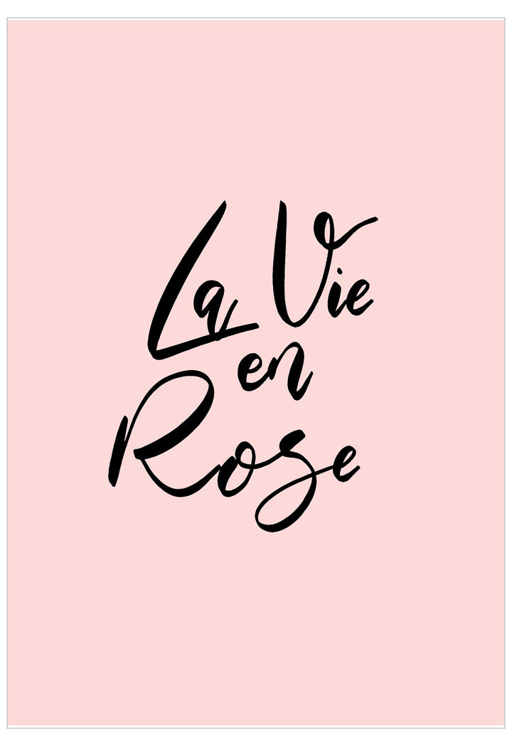 La Vie En Rose Poster