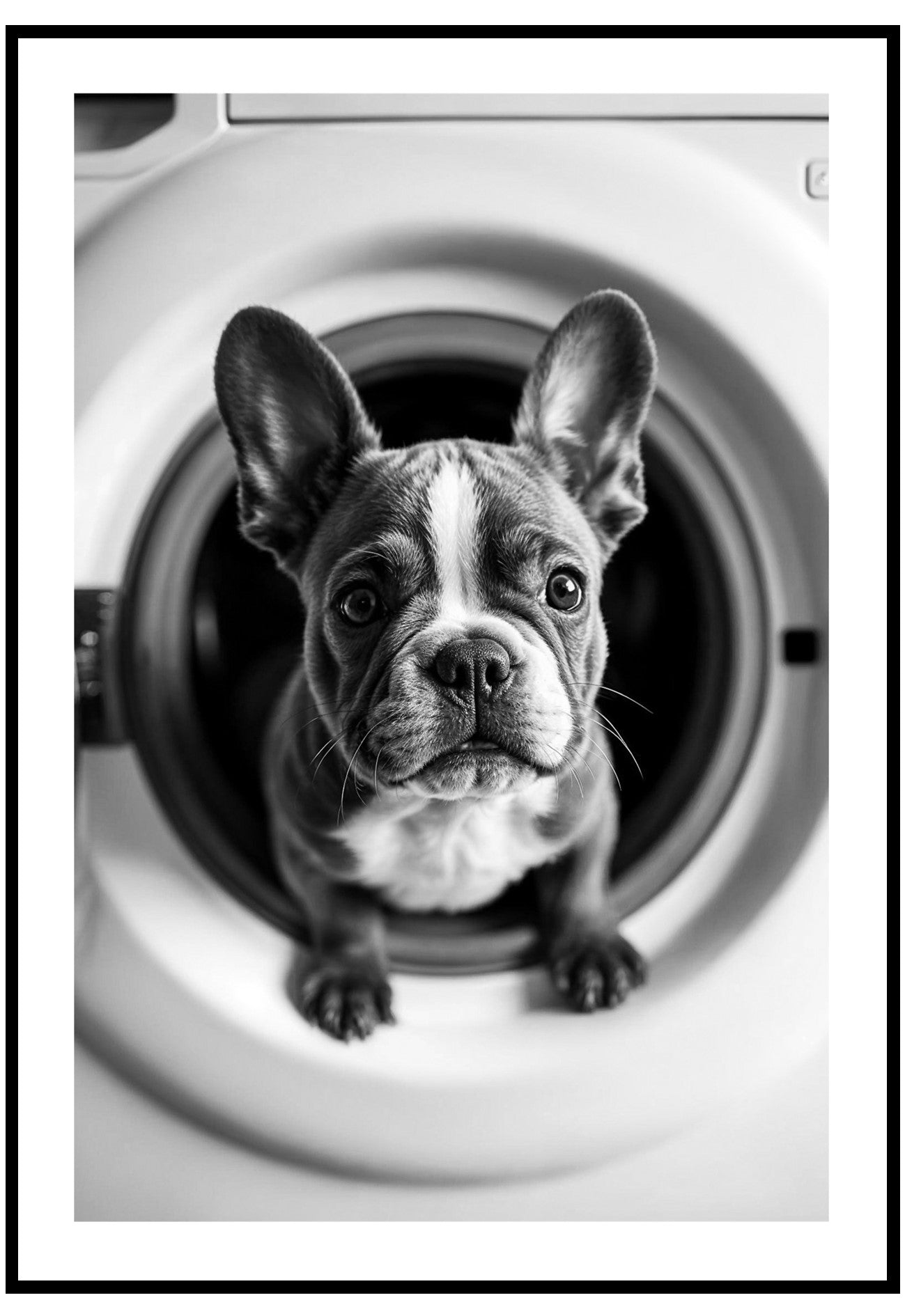 Laundry Puppy Poster