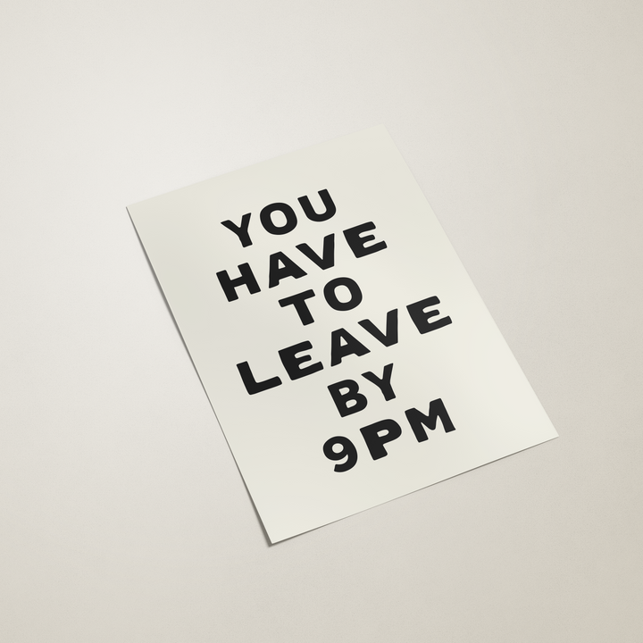 Notebook with striped cover and text 'More Prosecco Less Depresso' on a beige background