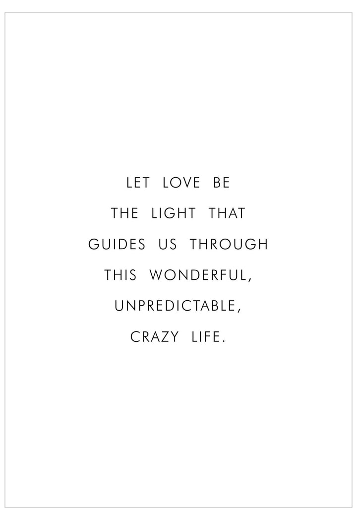 Let Love Be The Light Poster