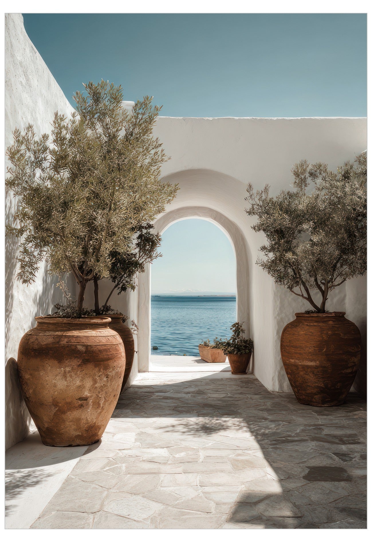 Mediterranean Balcony Poster