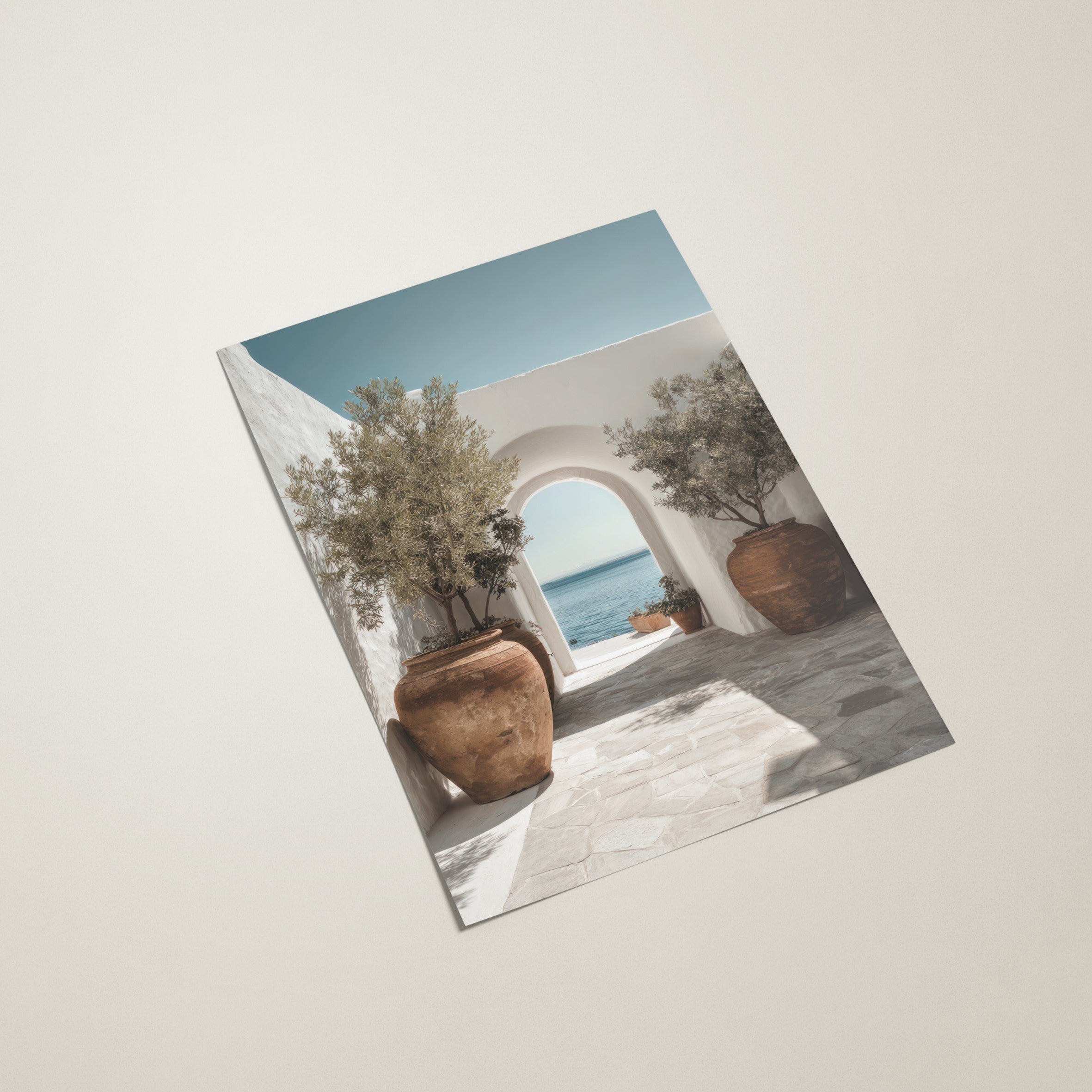 Mediterranean Balcony Poster
