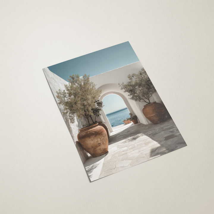 Mediterranean Balcony Poster