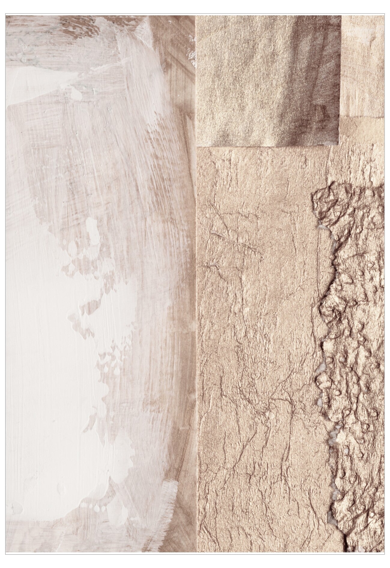 Textured beige and brown tiles with a marble-like finish.