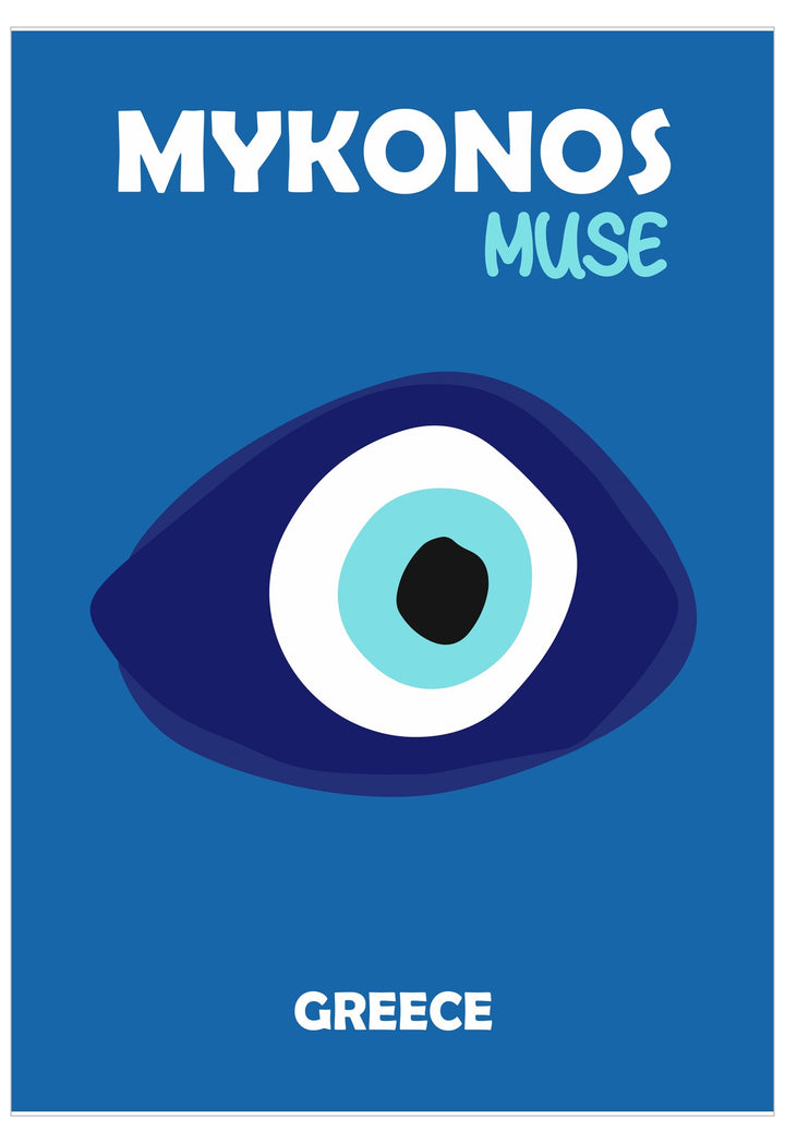Mykonos Colour Poster