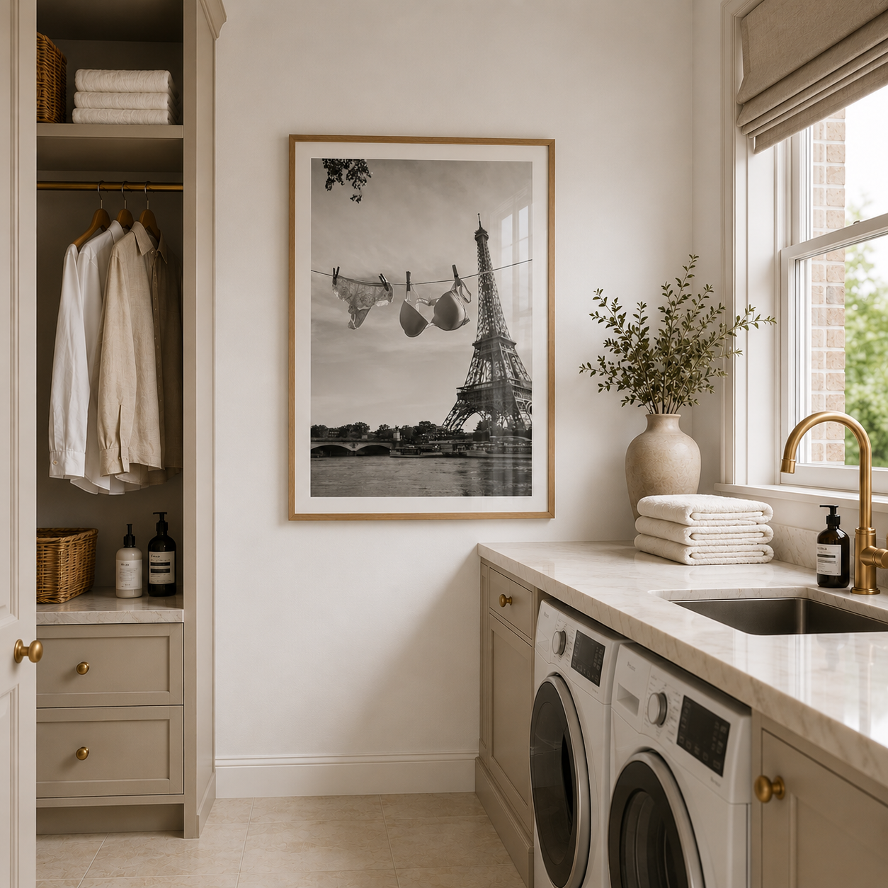 Laundry Room poster of Paris