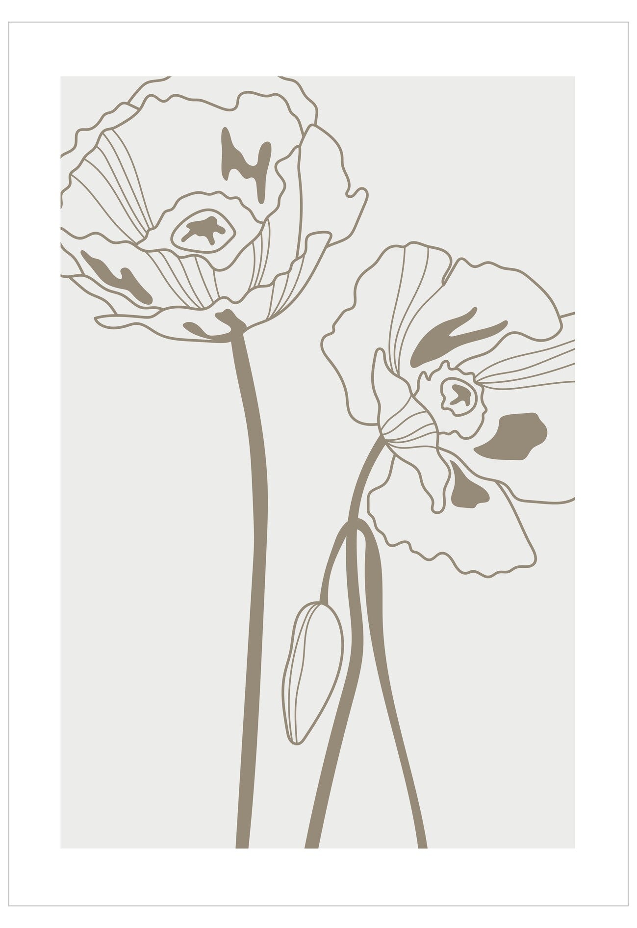 Decorative stencil with floral design on a white background