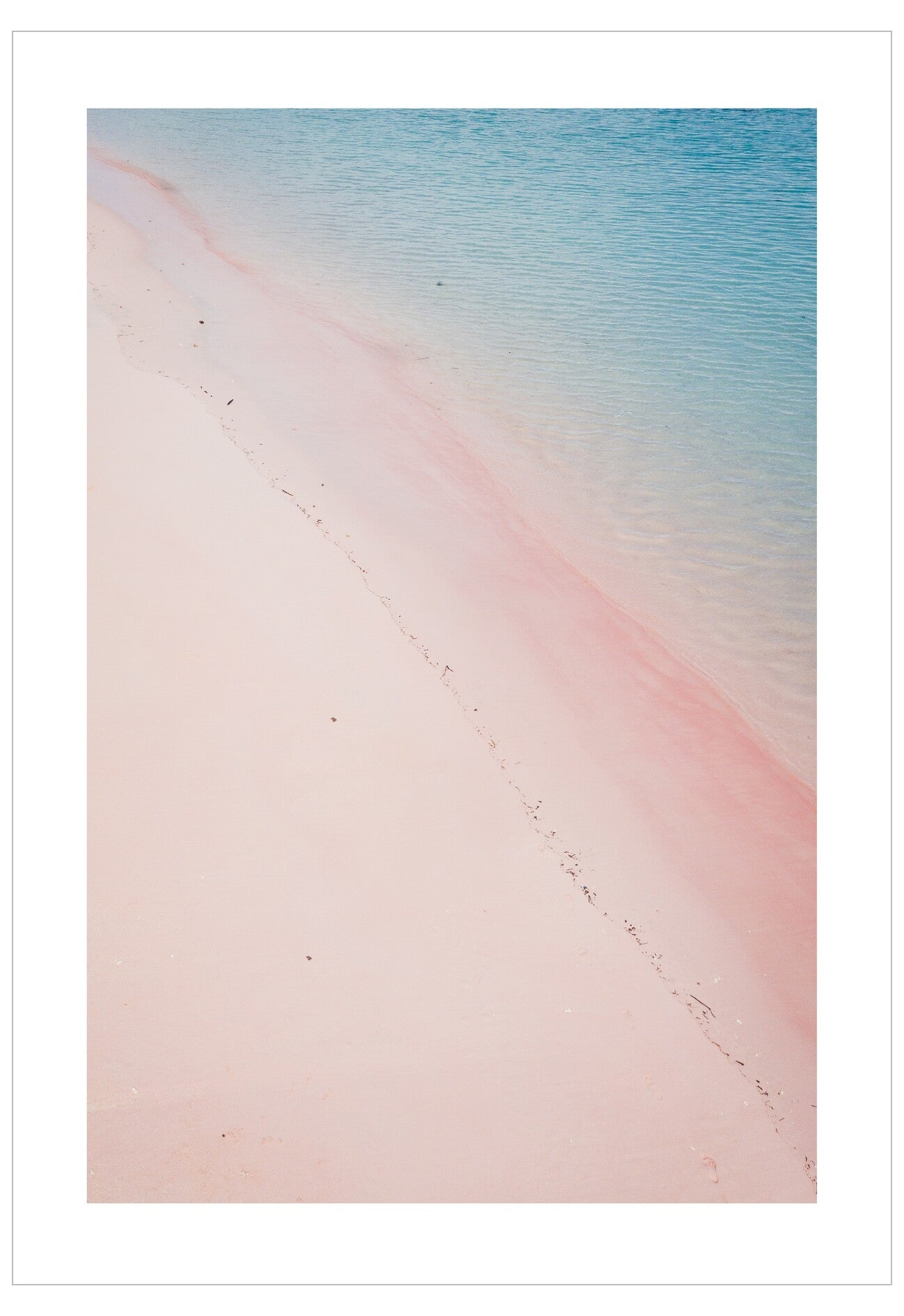 Gradient of pink and blue on a textured surface