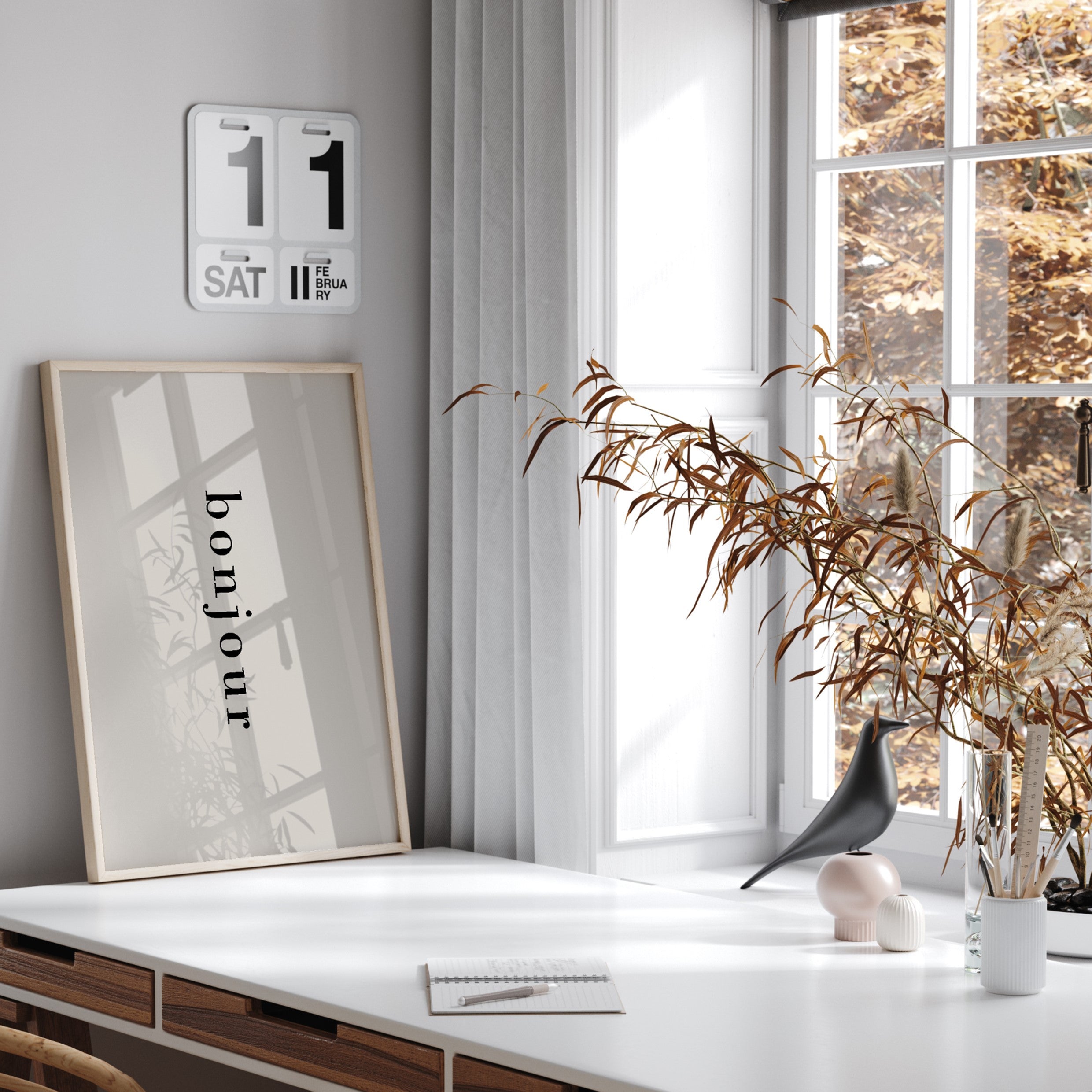 bonjour poster