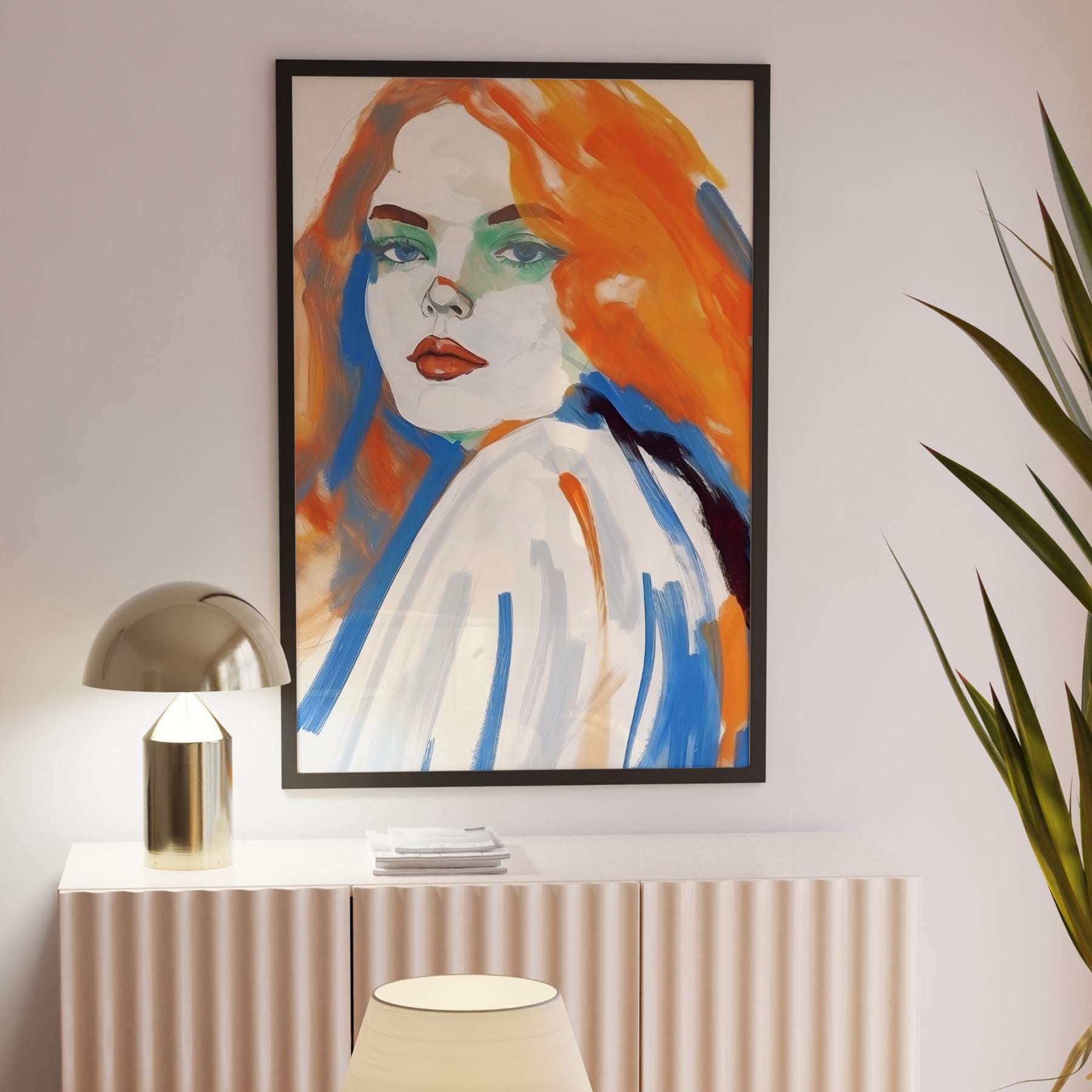 Abstract Girl No.2 Poster Stylish Abstract Wall Art Slay My Print