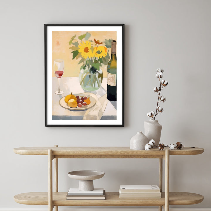 dining still life poster