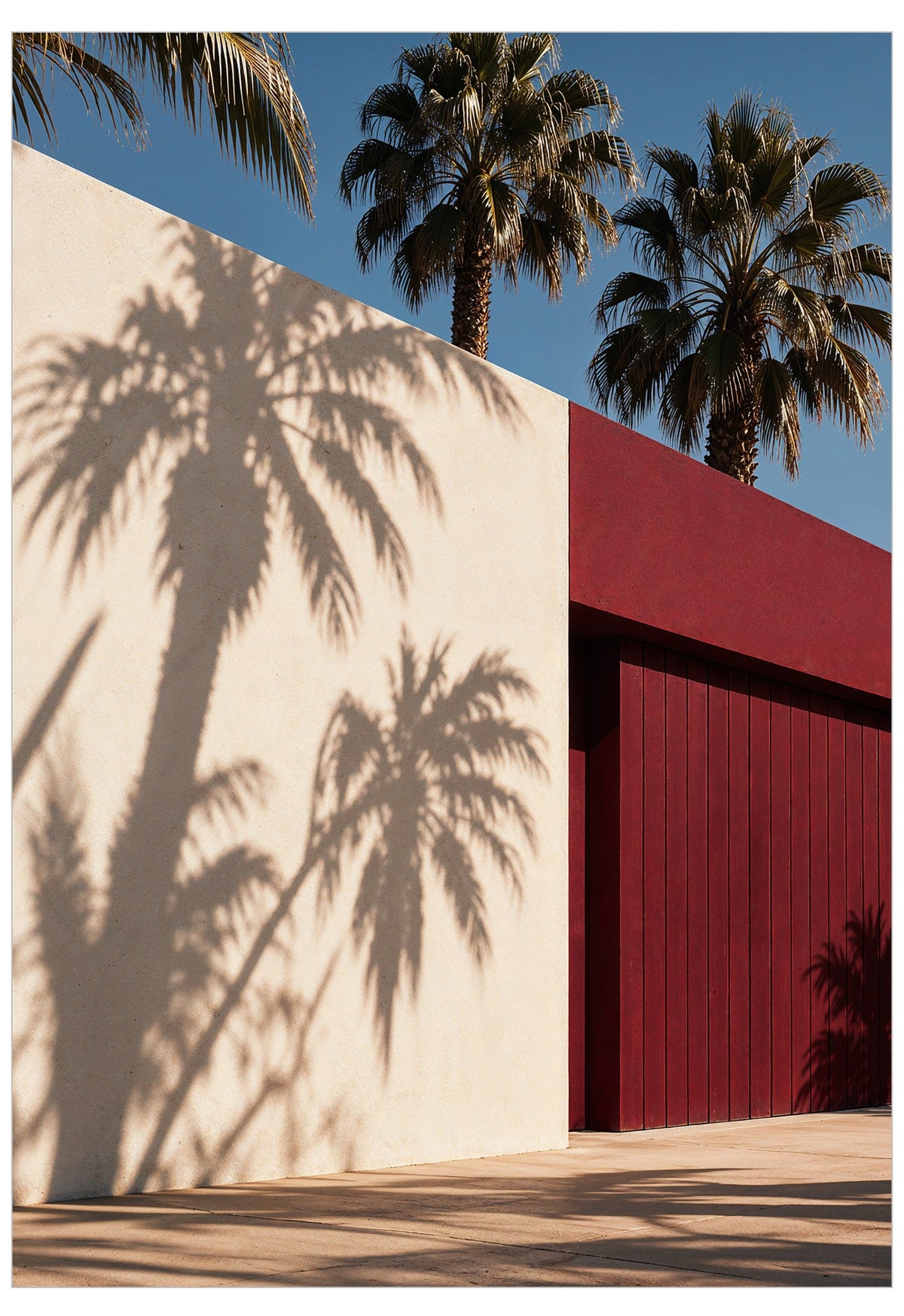Red house poster
