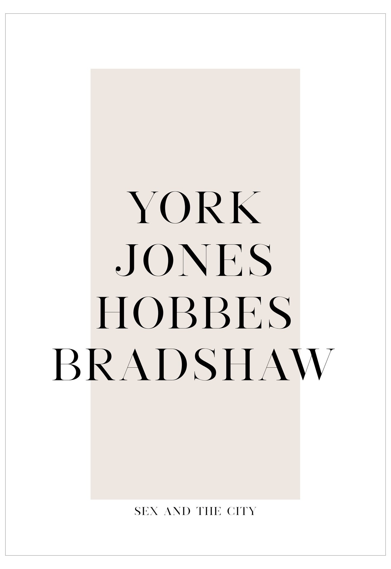 Book cover with text 'York Jones Hobbes Bradshaw' on a beige background