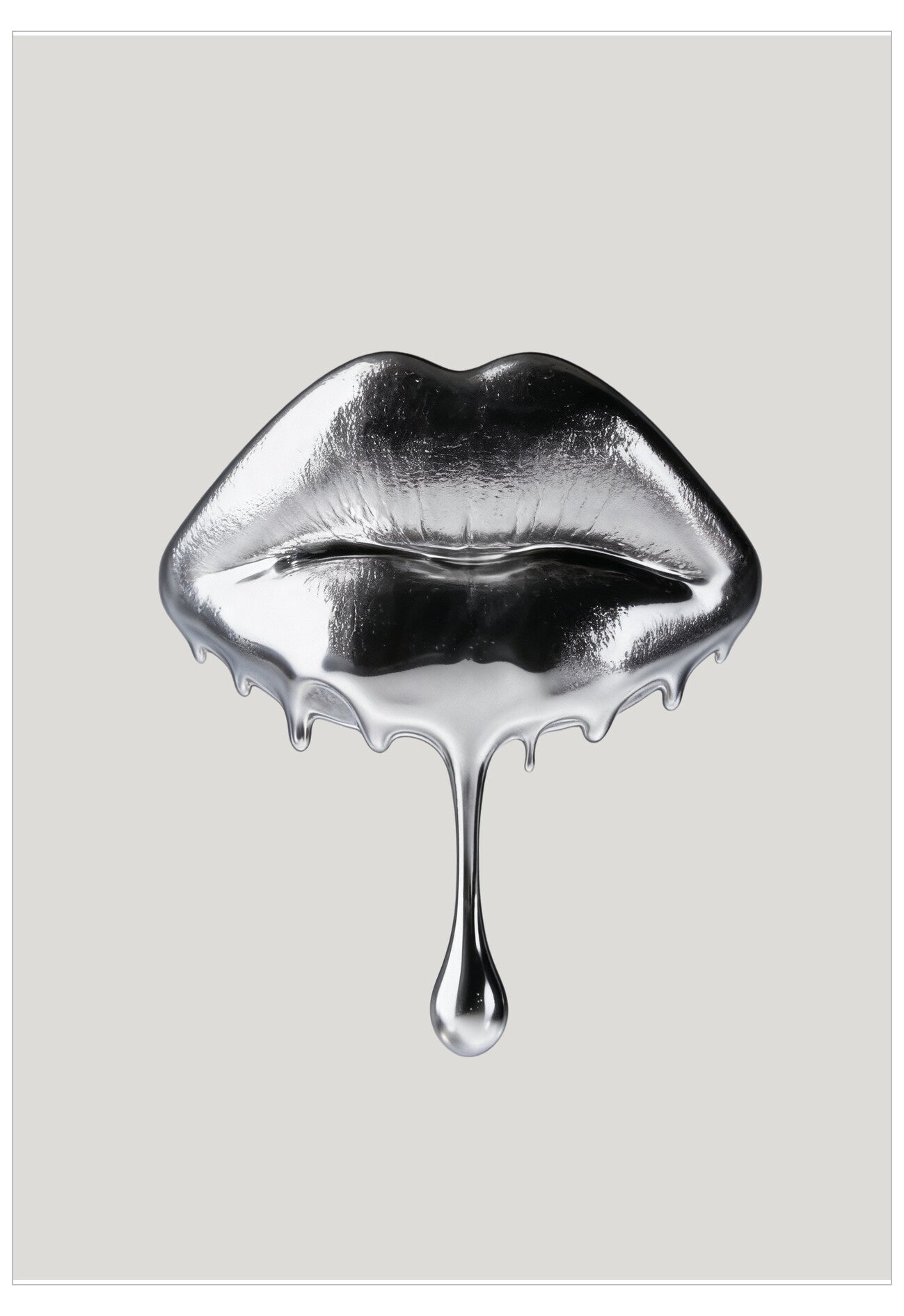 Silver Lips Poster