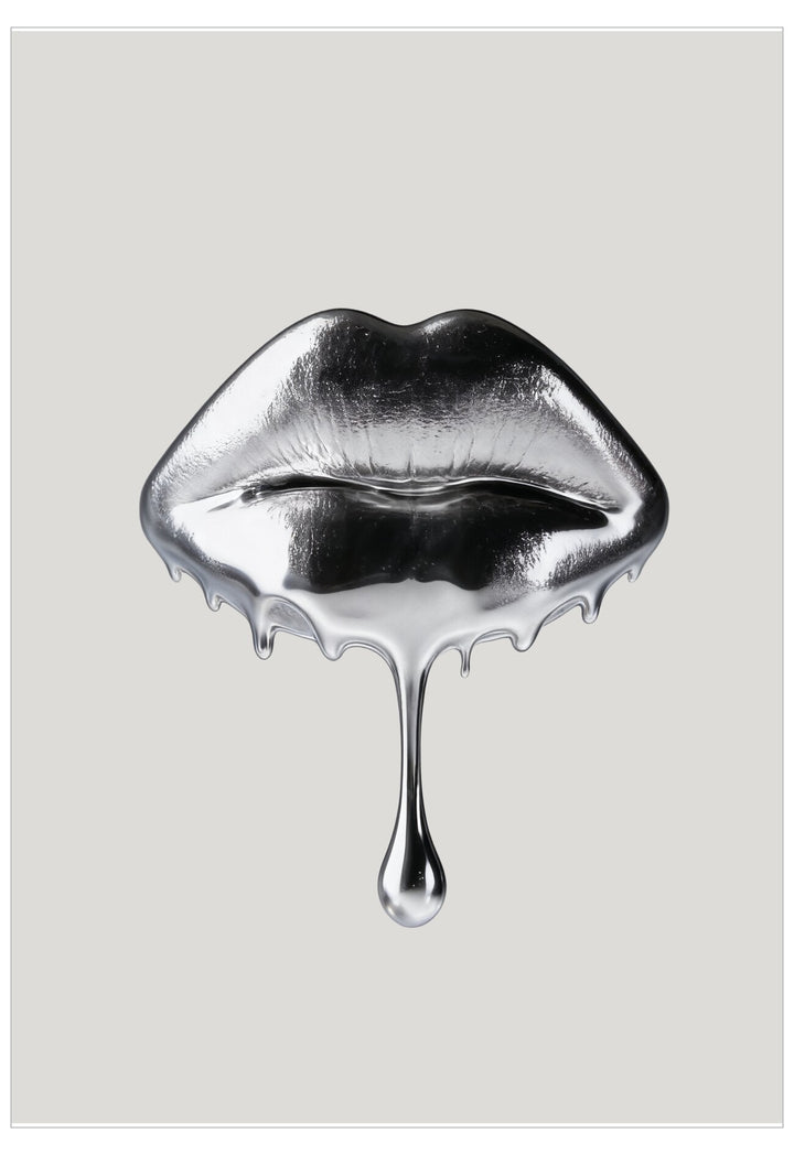 Silver Lips Poster