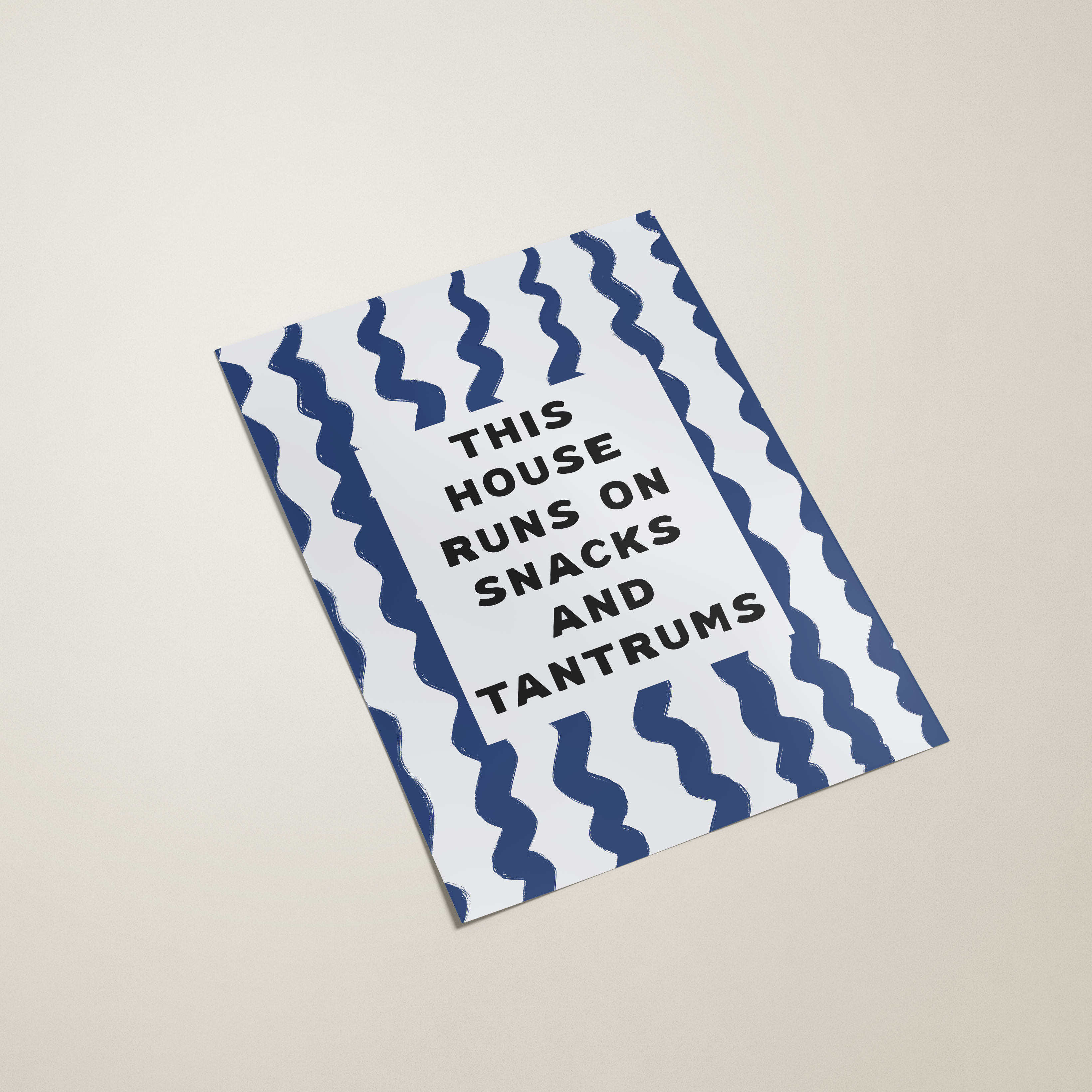 Checkered notebook with text on a plain background