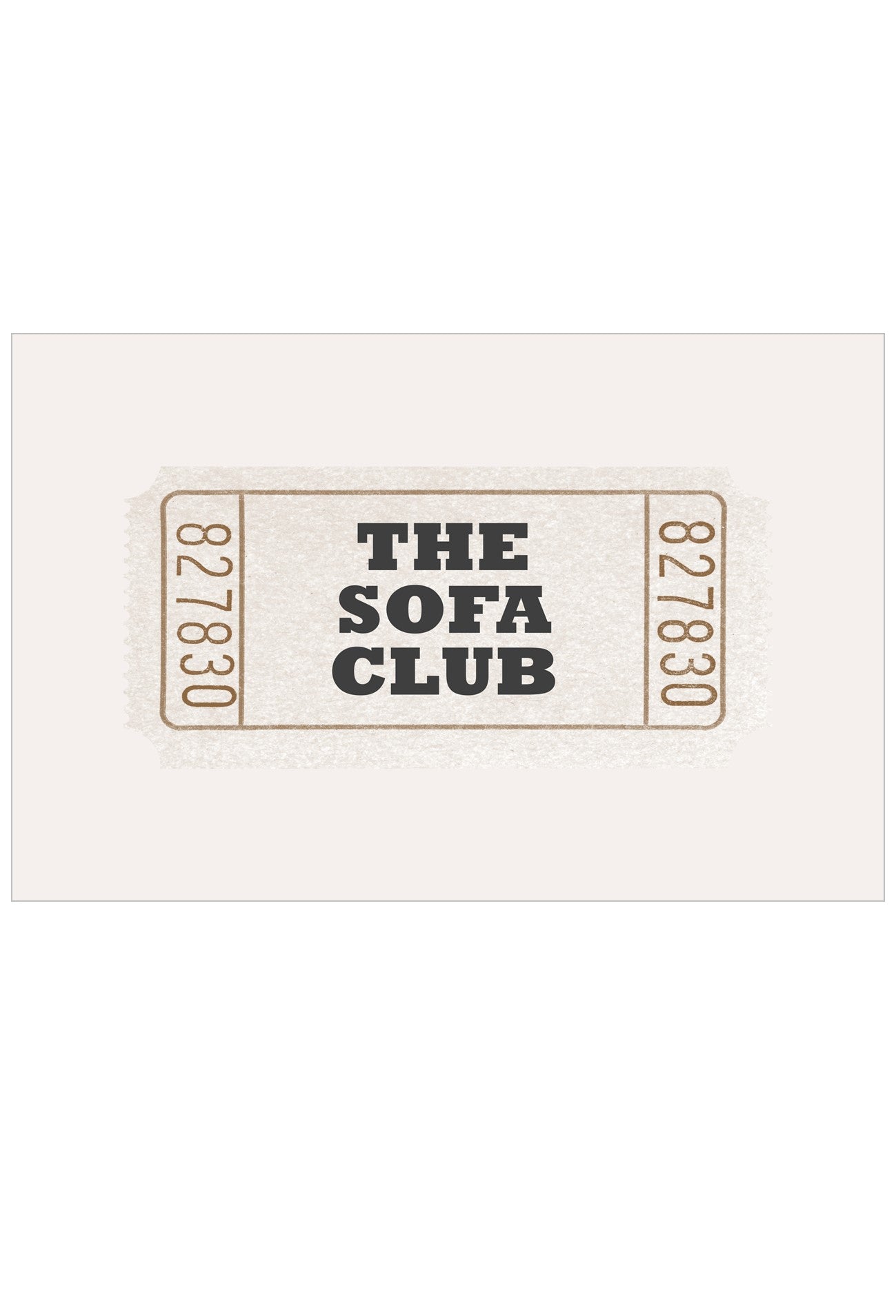 The sofa club wall art