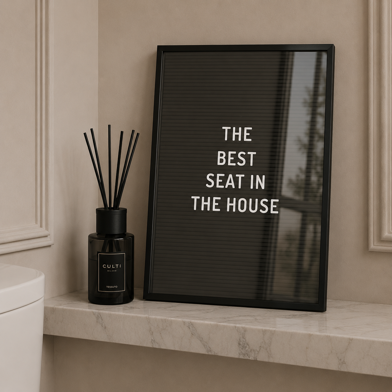 Luxury bathroom wall art