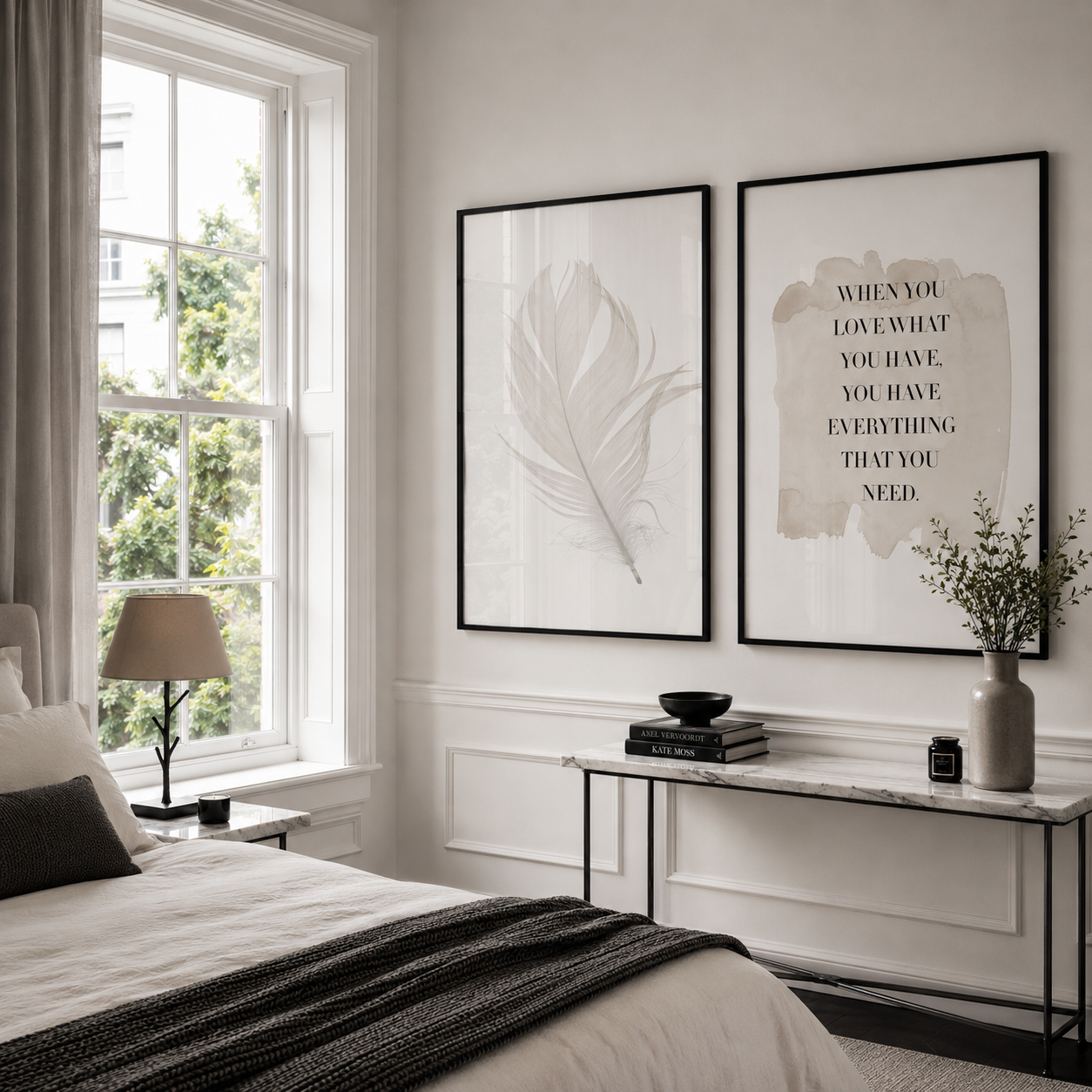Bedroom Posters in luxury bedroom
