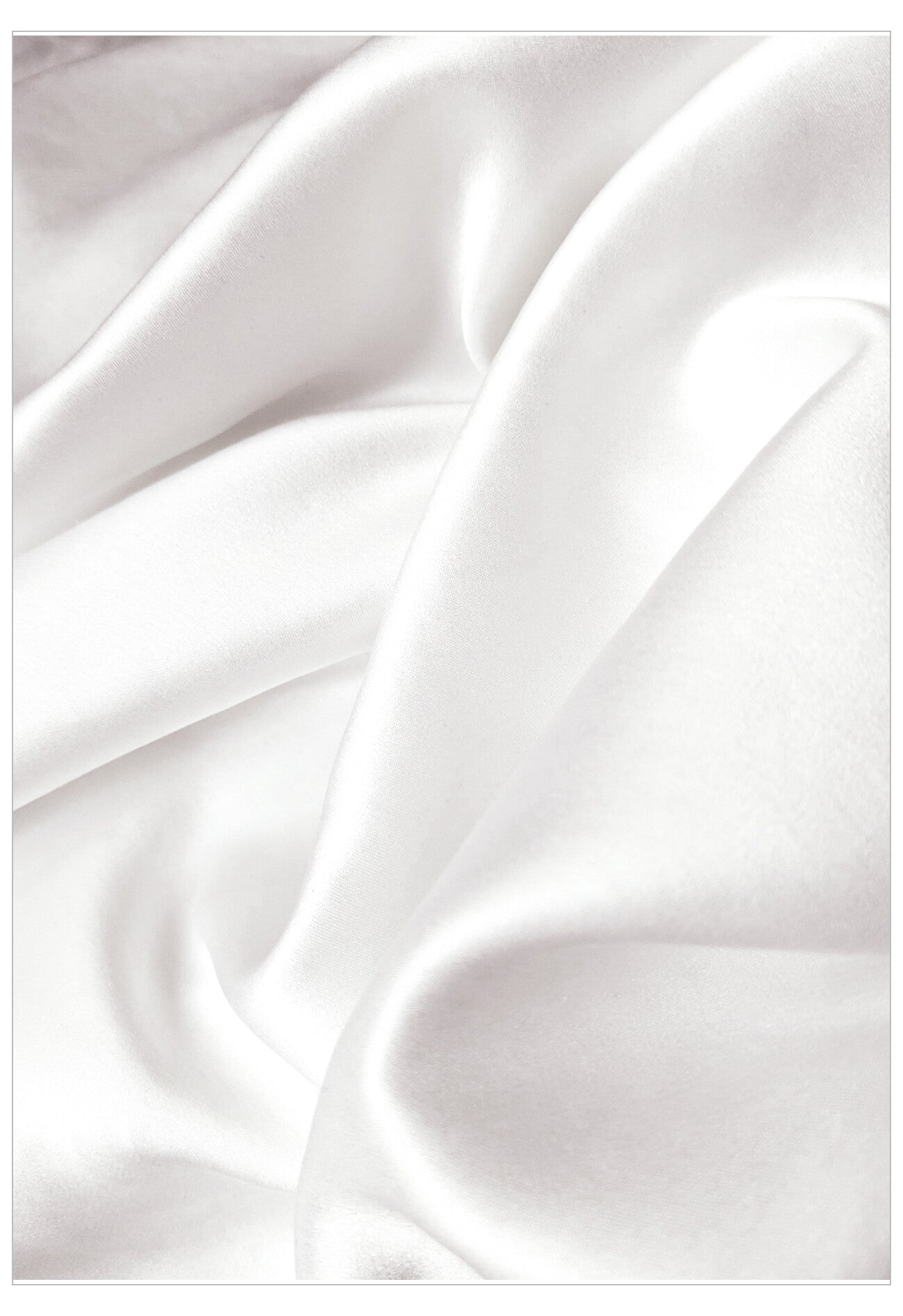 Close-up of white fabric with soft folds