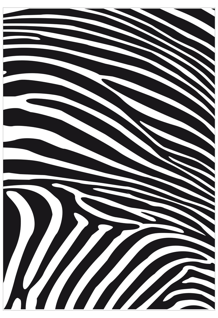 Black and white zebra stripe pattern