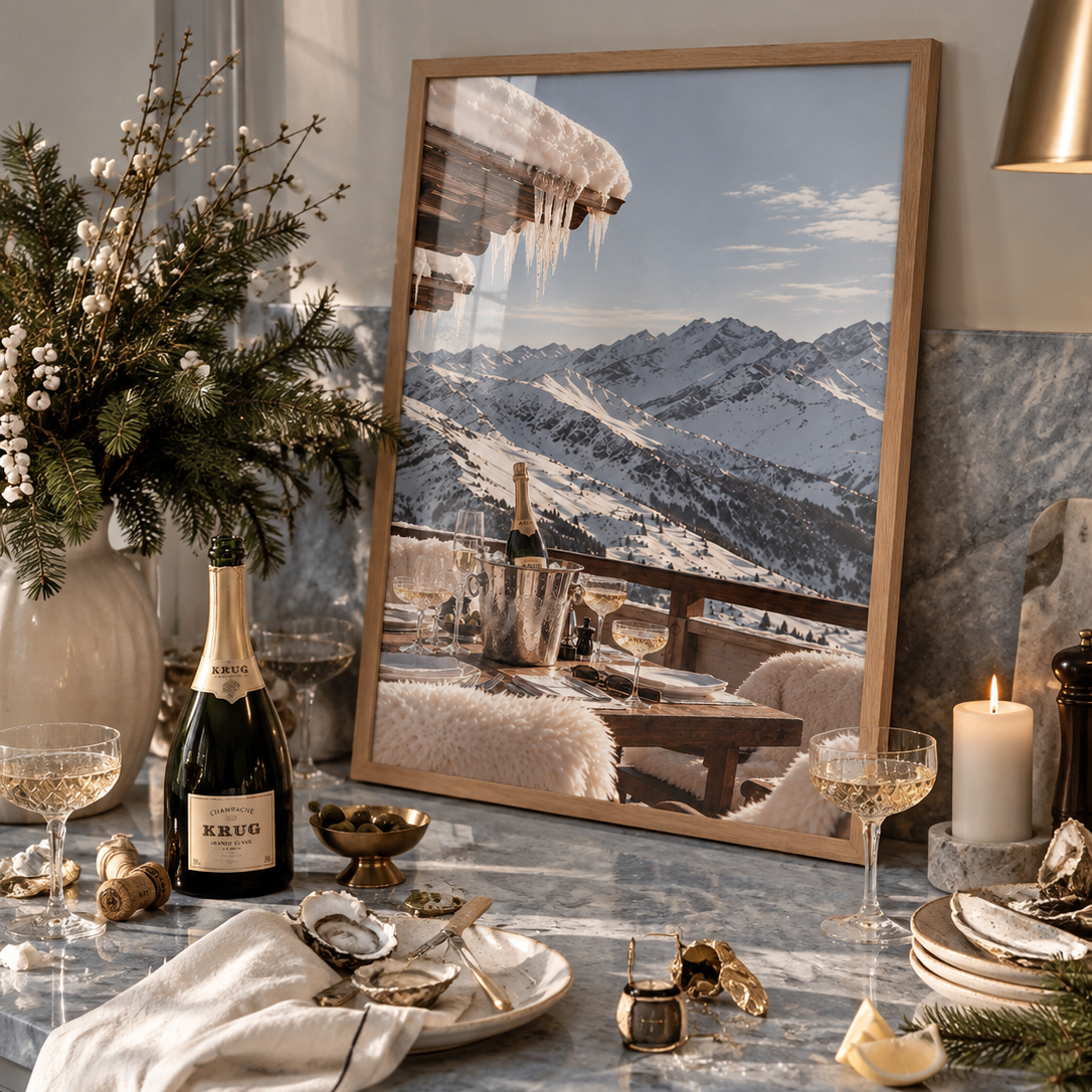 Apres Ski scene poster