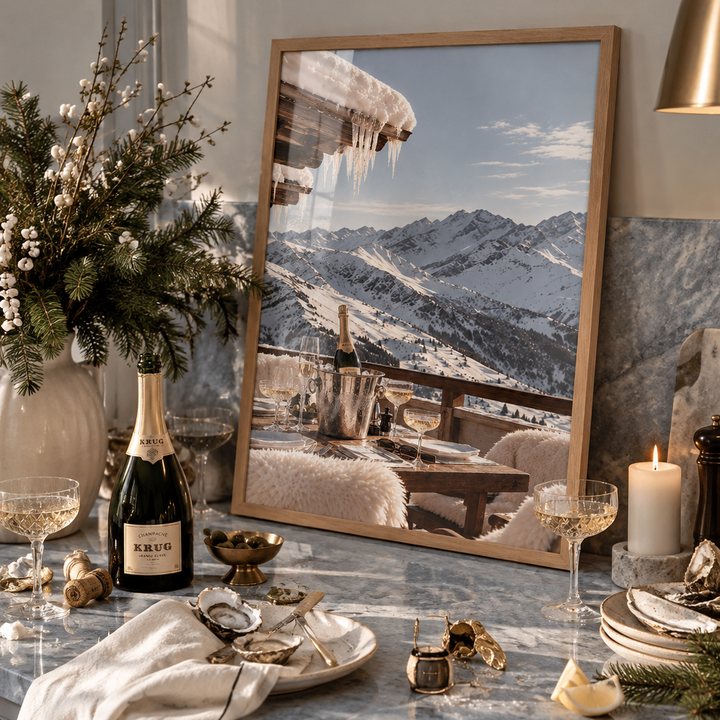 Apres Ski scene poster