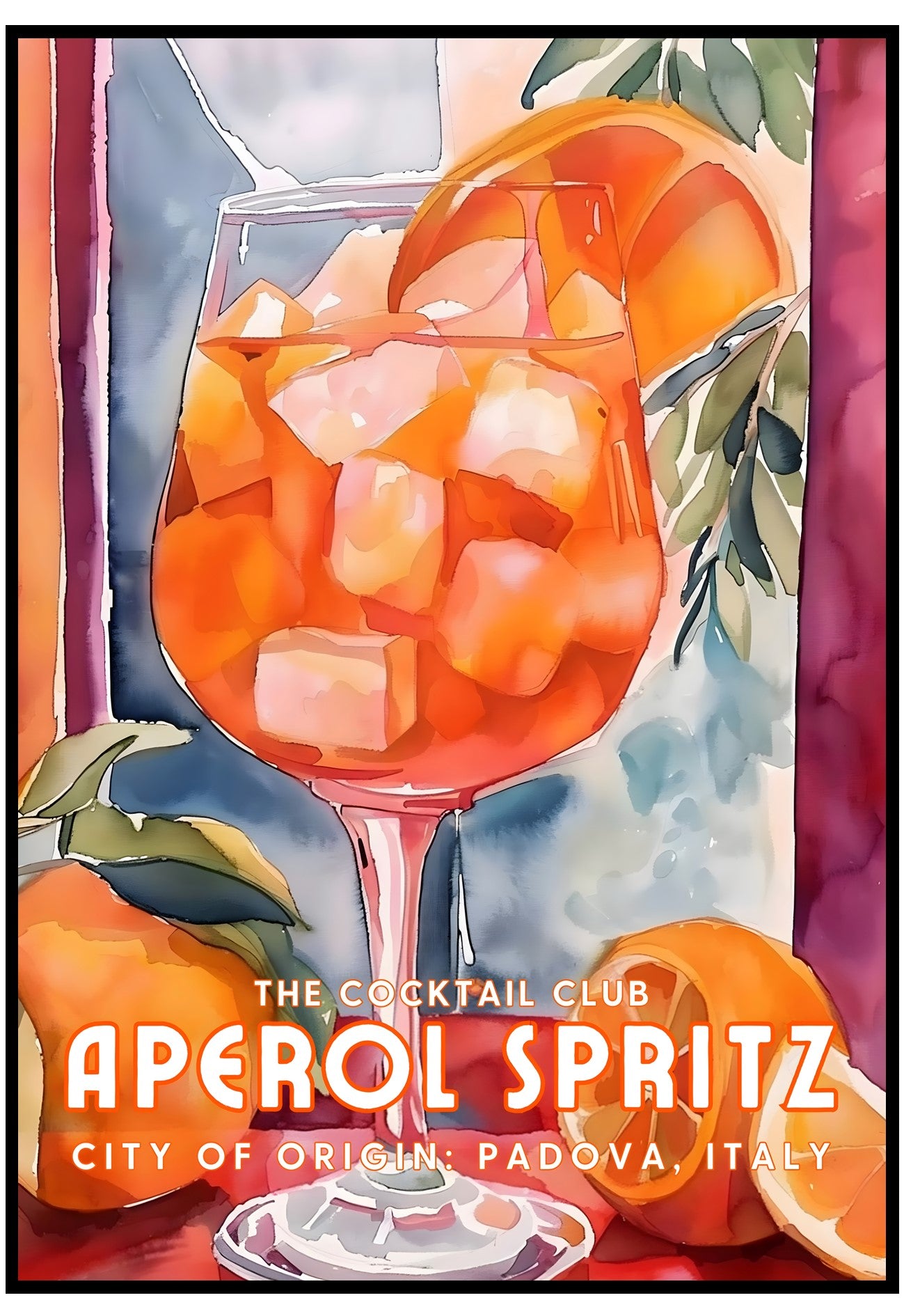 aperol spritz wall art