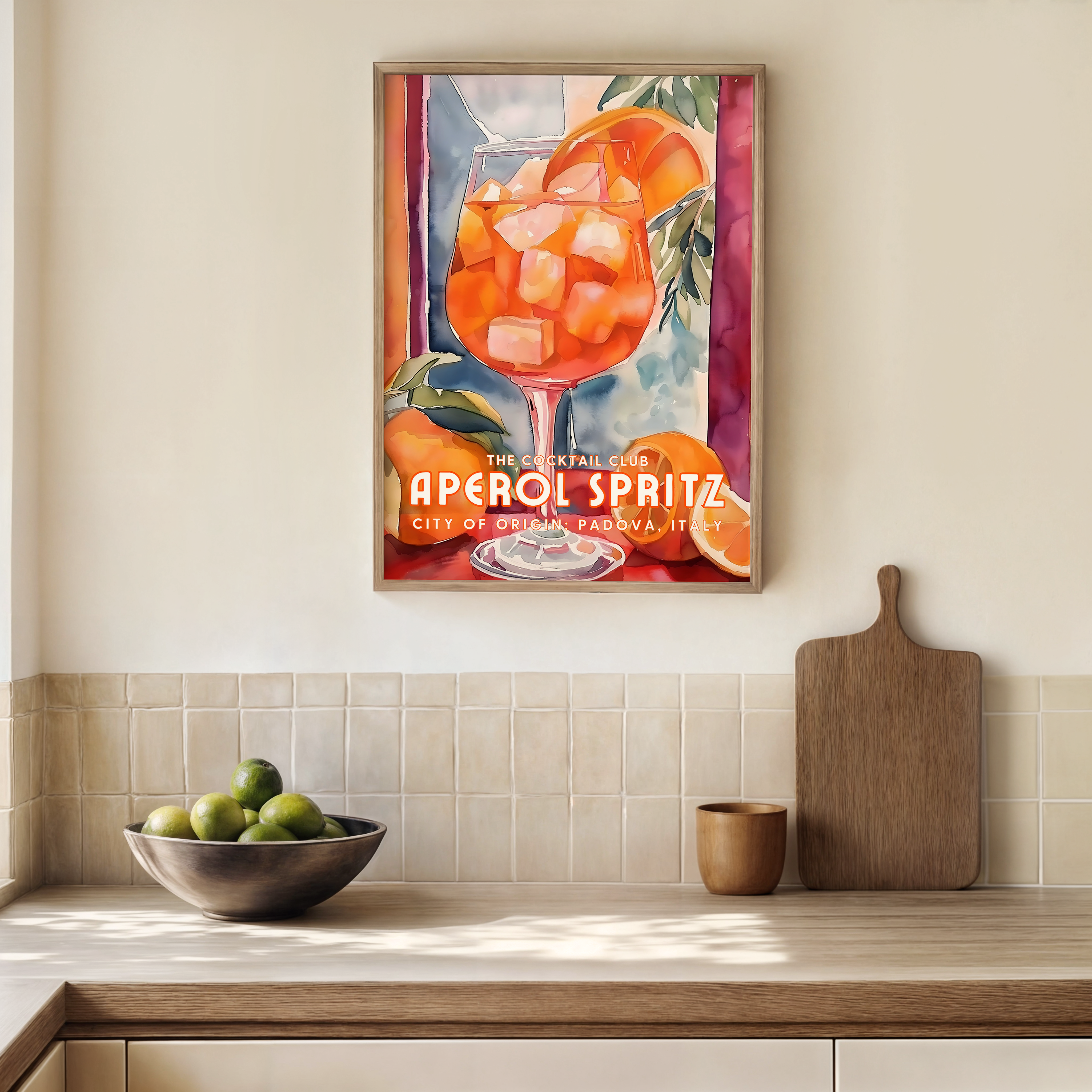 aperol spritz wall art