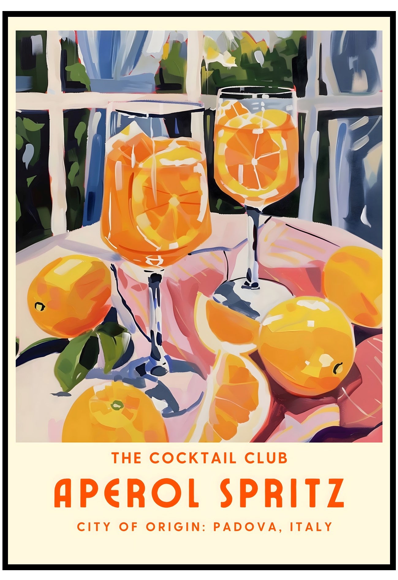 aperol spritz wall art