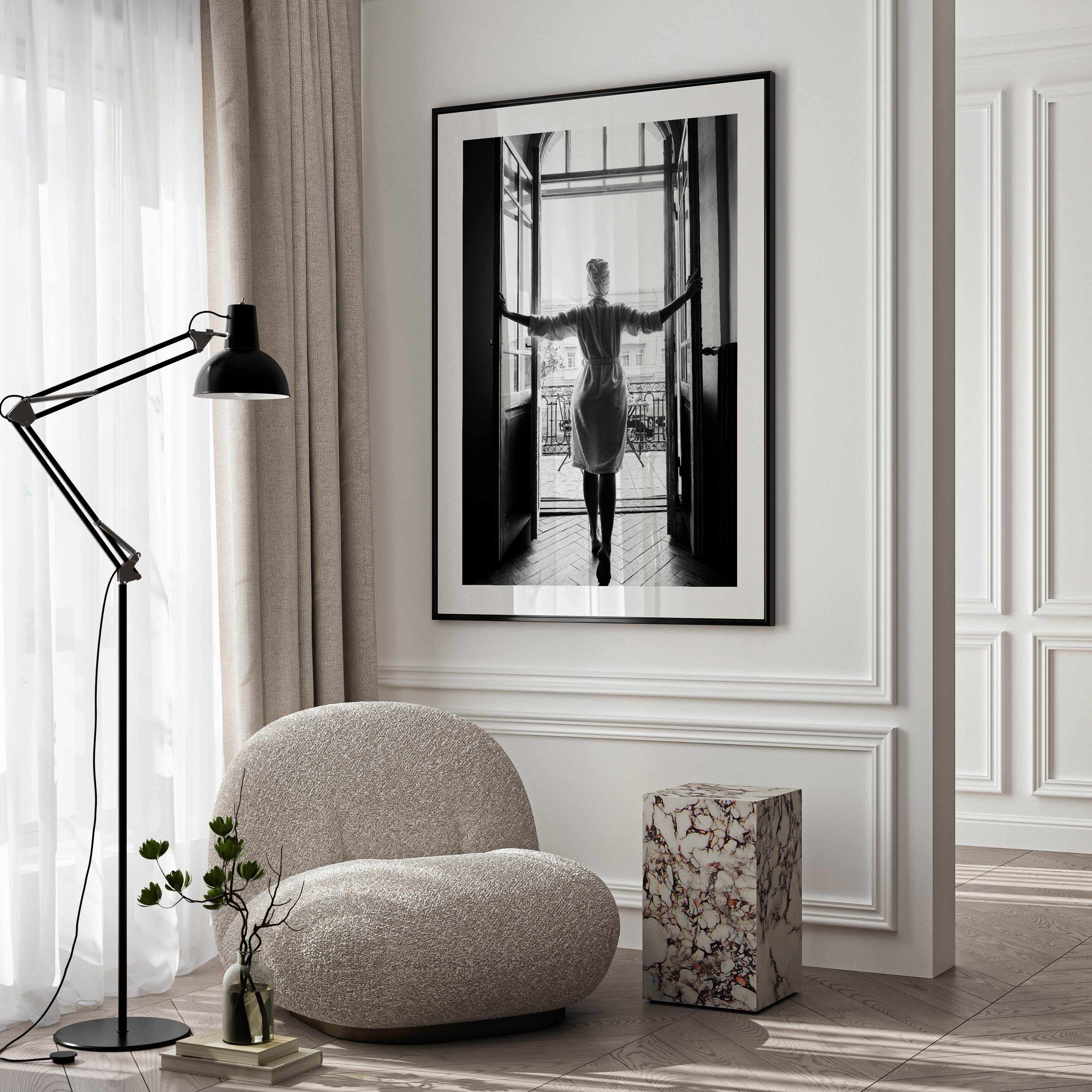 balcony doors poster