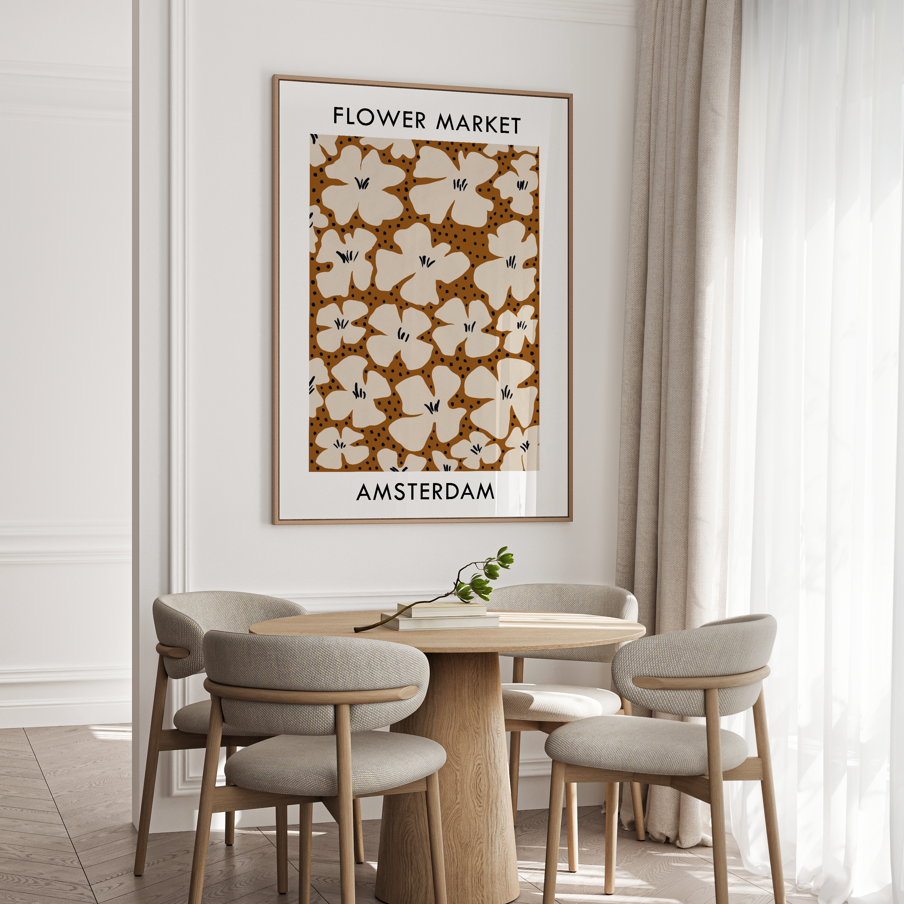 collection 065 botanical print sets flower market design
