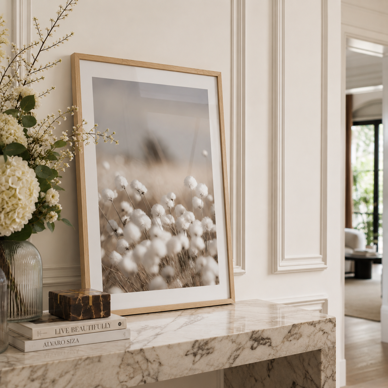 Cotton Grass Poster
