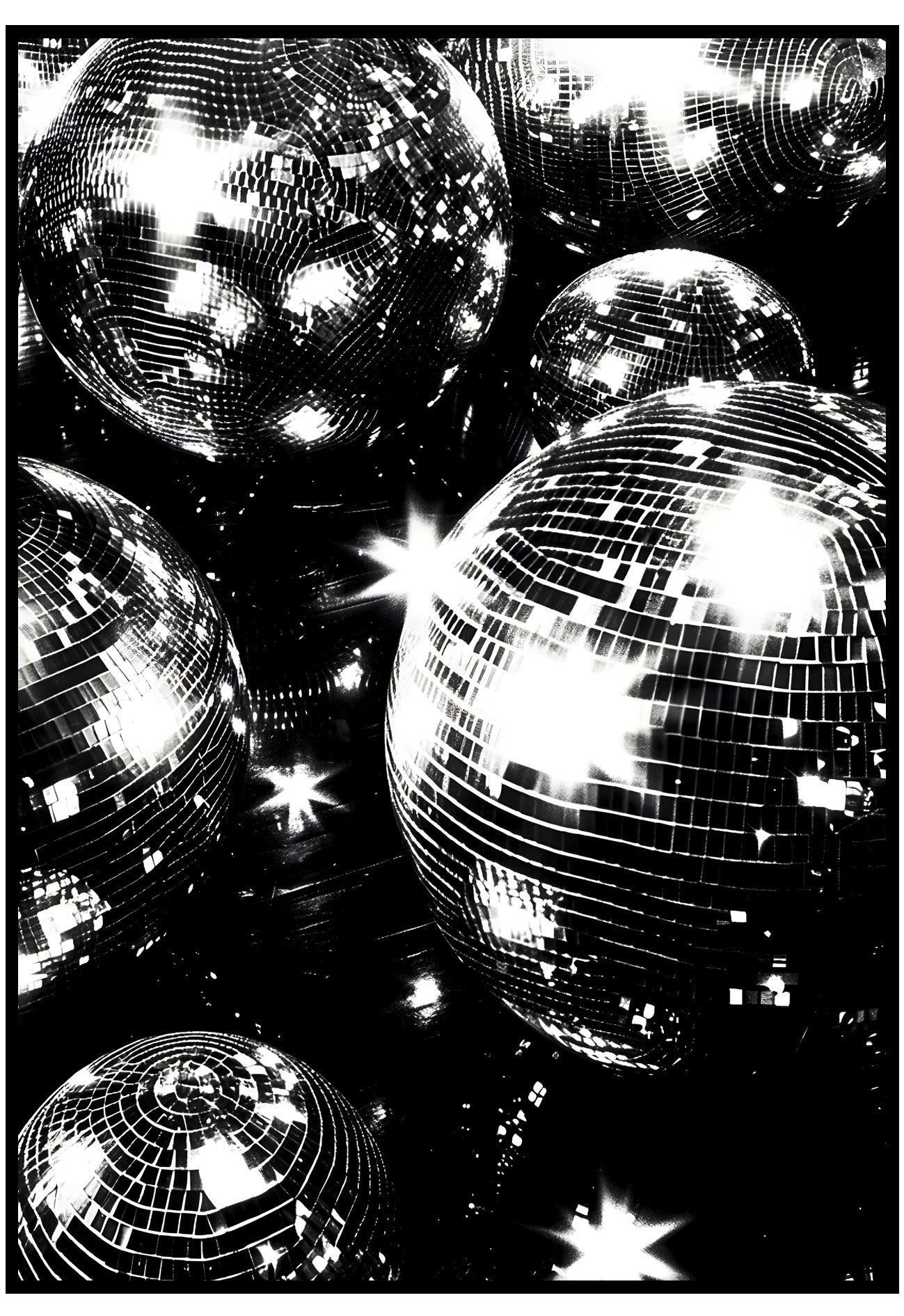 disco balls poster