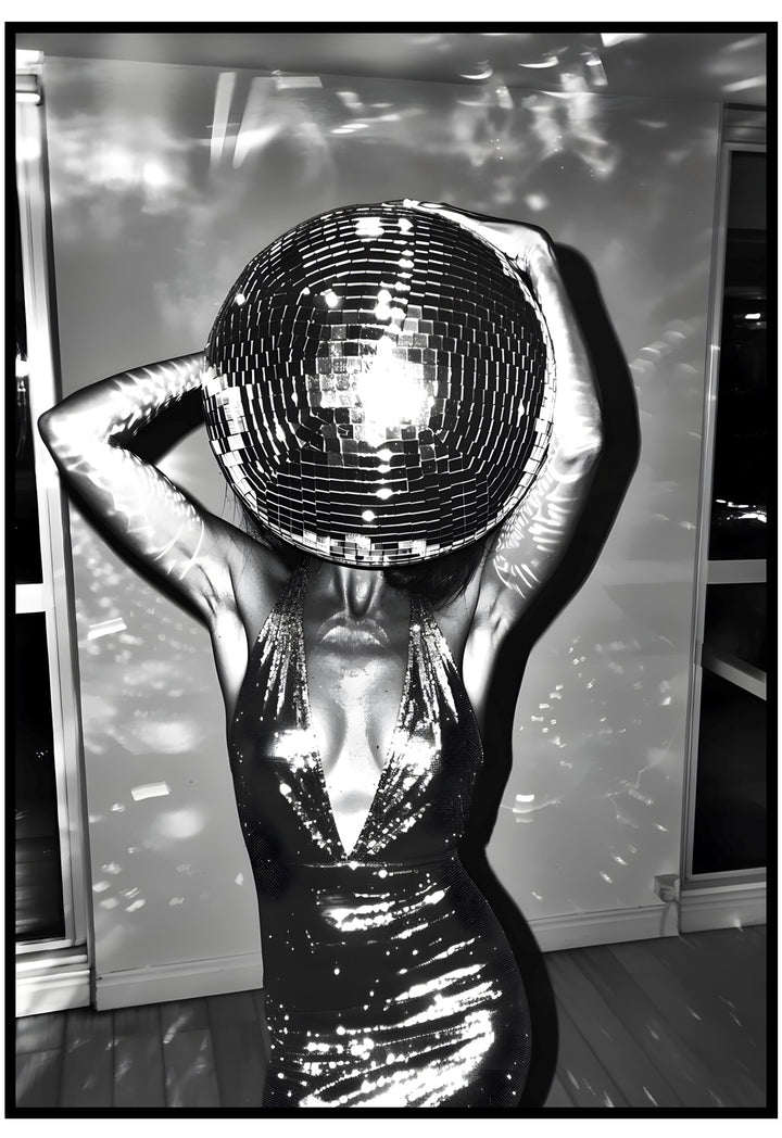 disco dancing poster