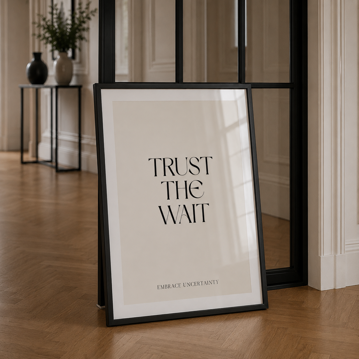 Embrace Uncertainty Poster